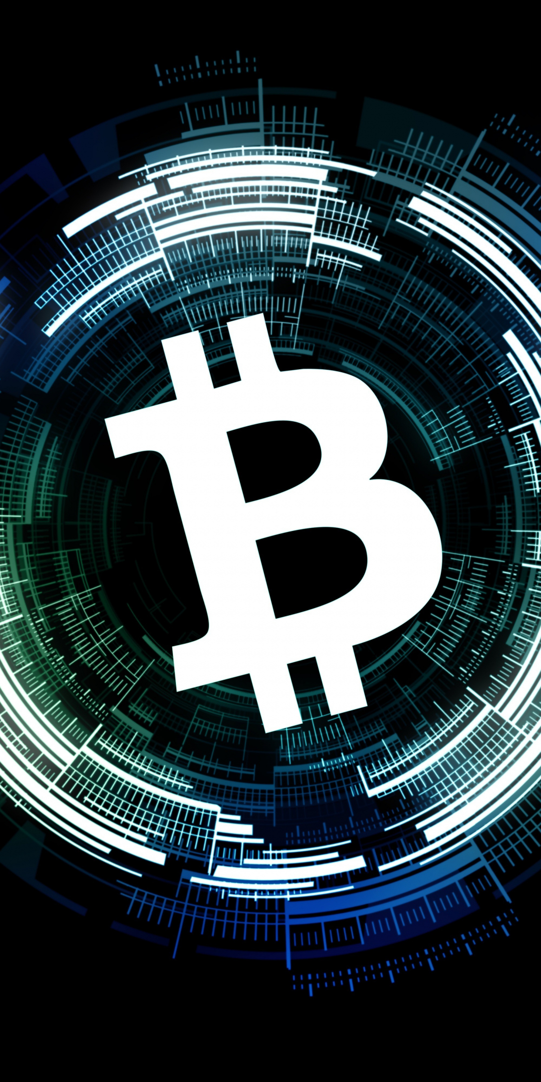 Bitcoin, abstract, cryptocurrency, currency, logo, 1080x2160 wallpaper