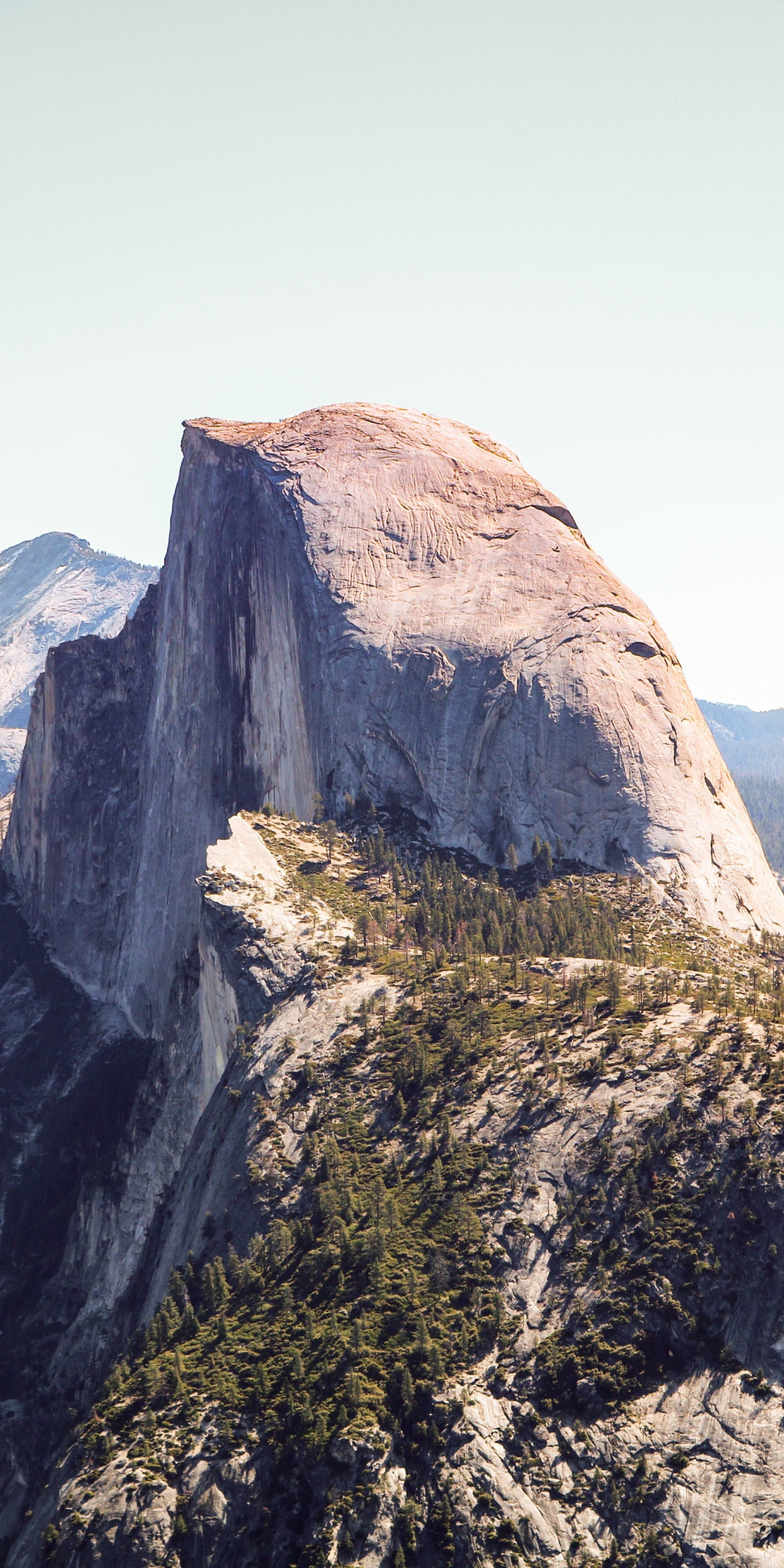 Half Dome, Yosemite valley, national park, nature, 1080x2160 wallpaper