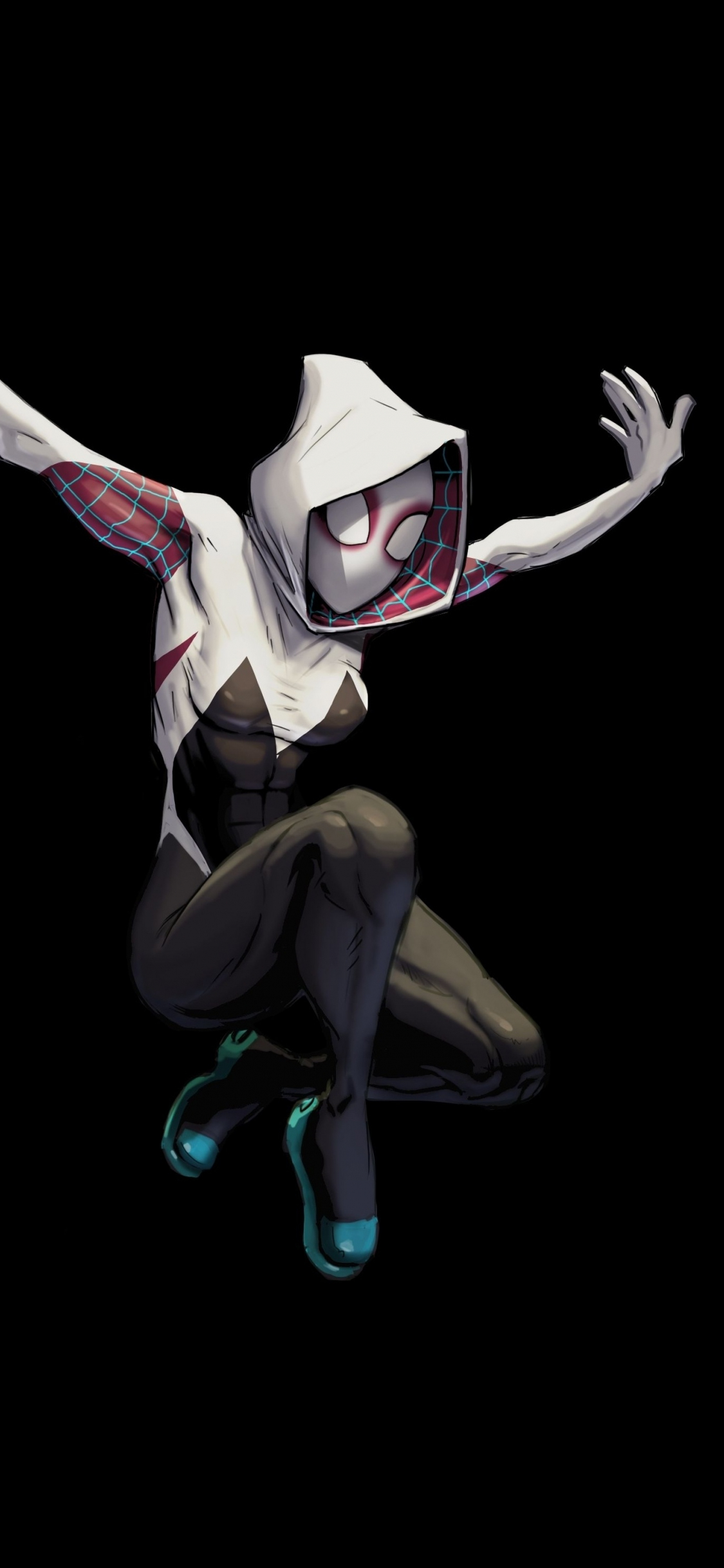 1125x2436 Miles Morales In Spider Man Into The Spider Verse