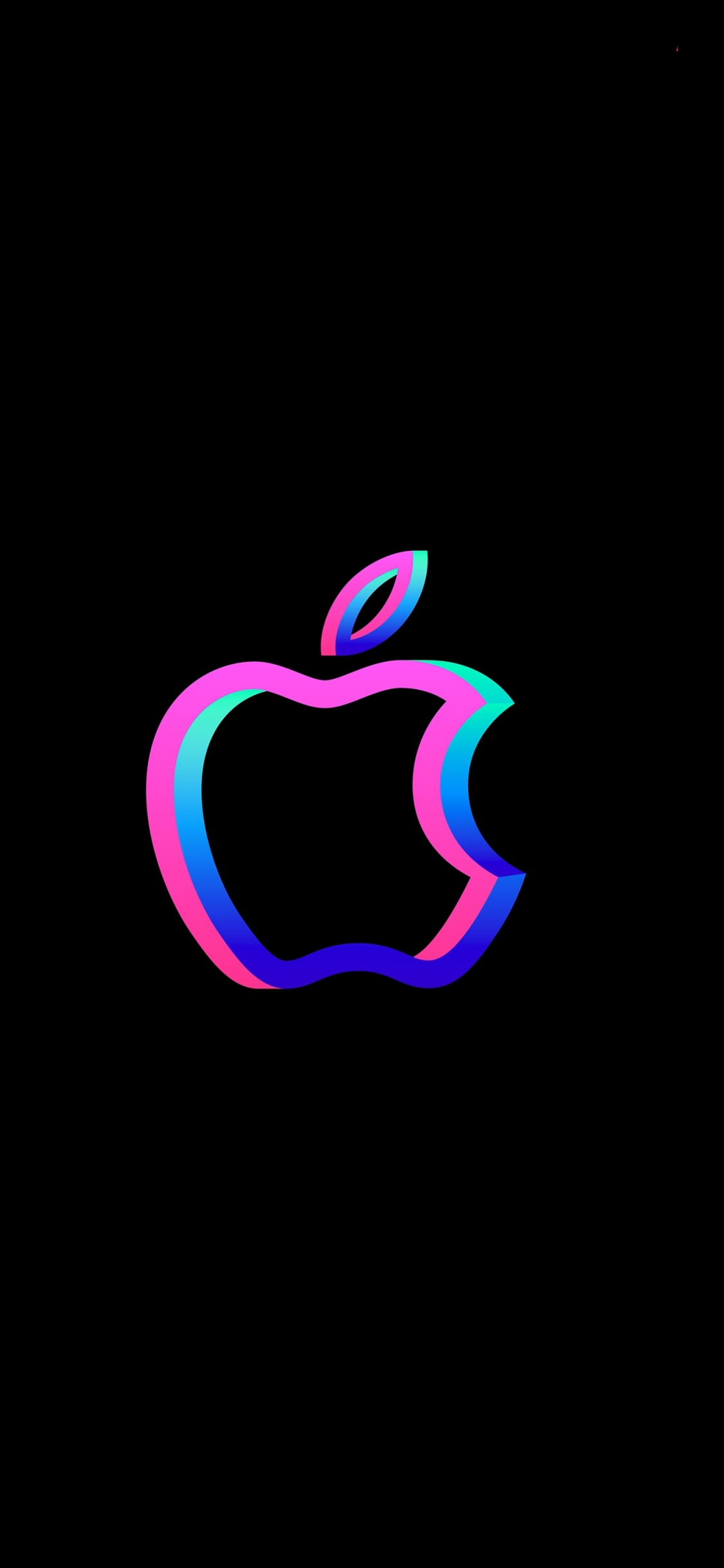 Download 1125x2436 Wallpaper Apple Logo Amoled Iphone X 1125x2436 Hd Image Background 24863