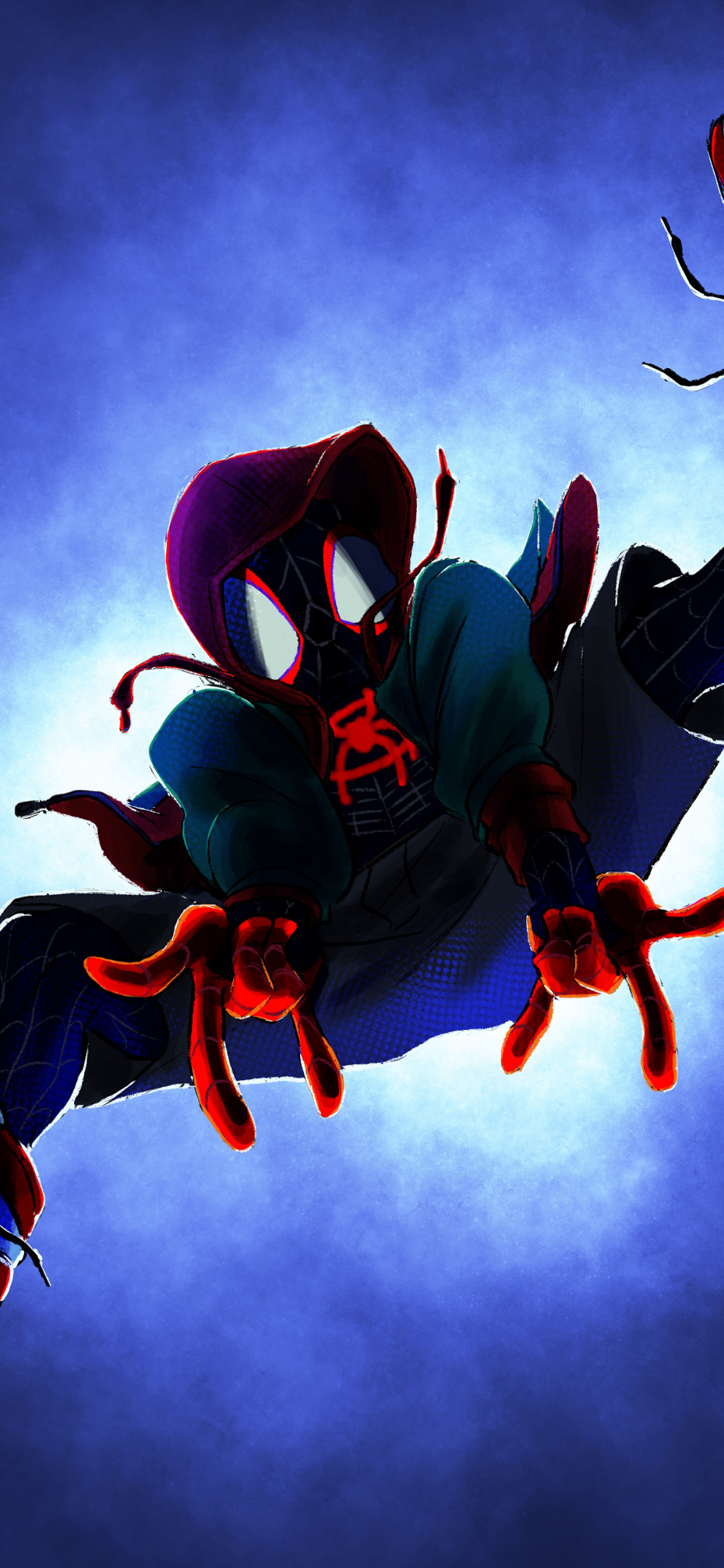 Download 1125x2436 Wallpaper Spider Man Into The Spider