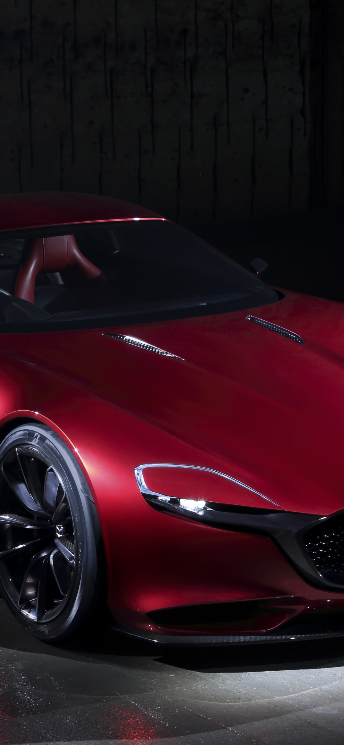 Download Red Mazda Rx Vision Concept Car 1125x2436 Wallpaper Iphone X 1125x2436 Hd Image Background