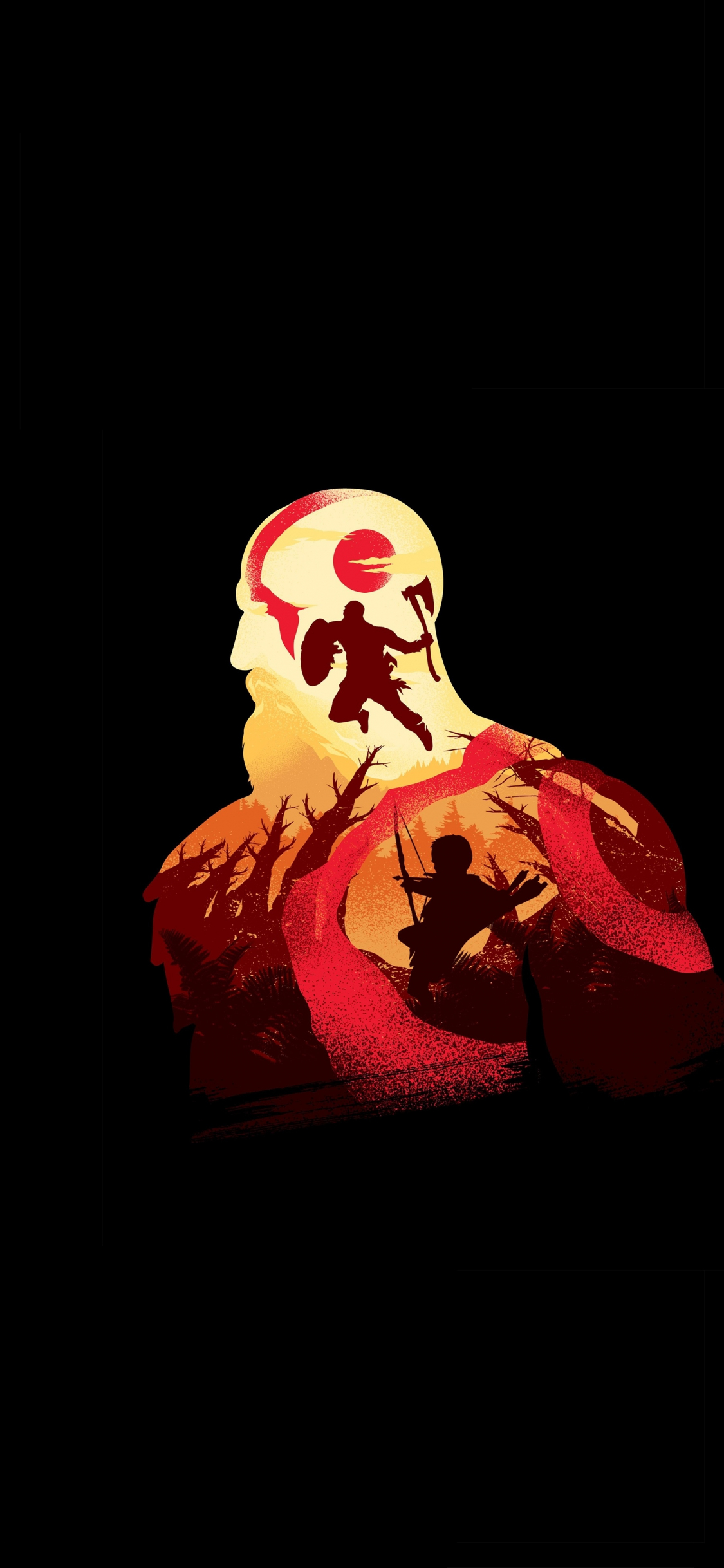 Kratos iPhone 11 Pro Max Wallpaper