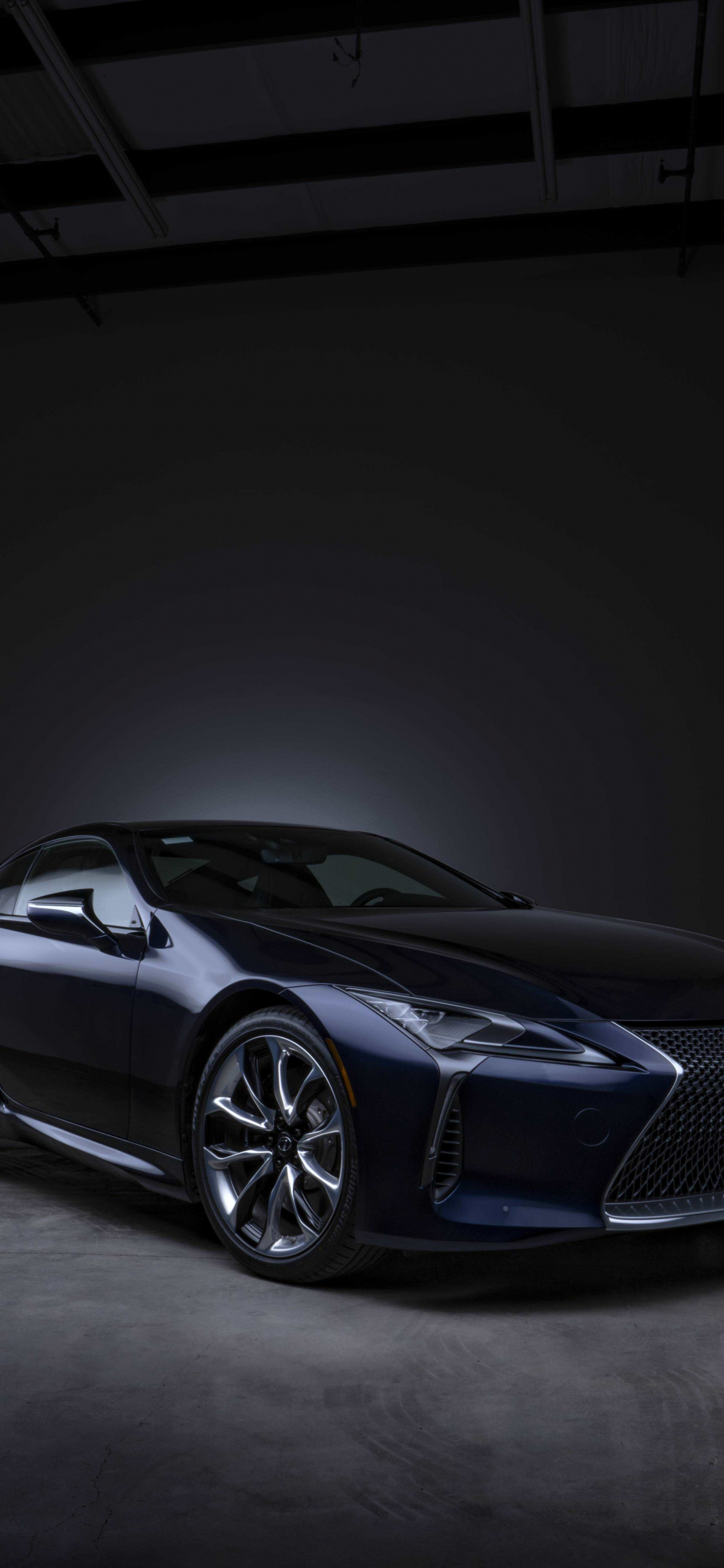 Download Wallpaper 1125x2436 Lexus Black Panther Lc 500 Front Iphone X 1125x2436 Hd Background 3107
