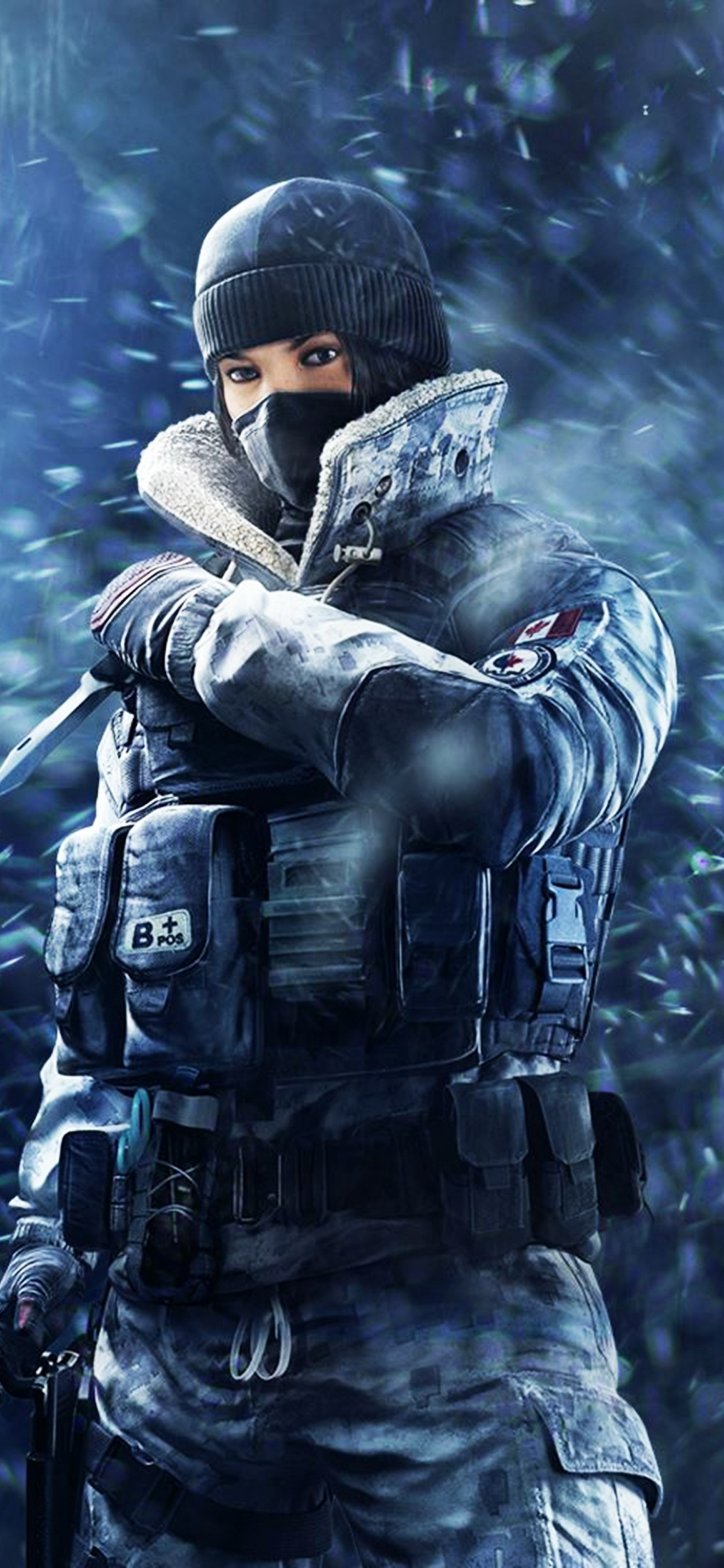 Download 1125x2436 Wallpaper Tom Clancy S Rainbow Six Siege Girl Soldier Frost Game Iphone X 1125x2436 Hd Image Background 860