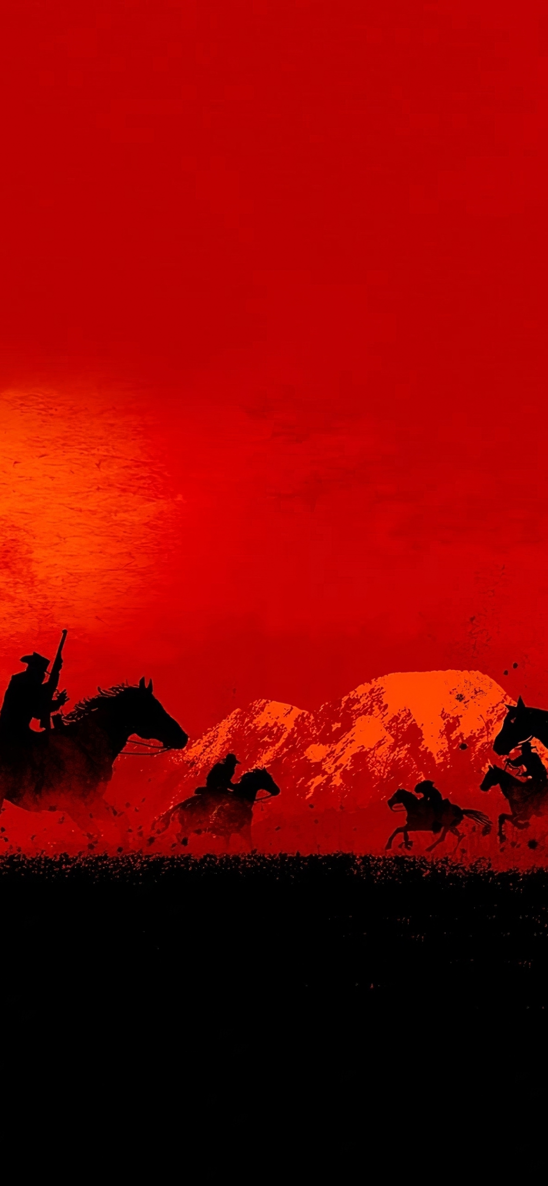 Download Nighttime Red Dead Redemption Ii Phone Wallpaper