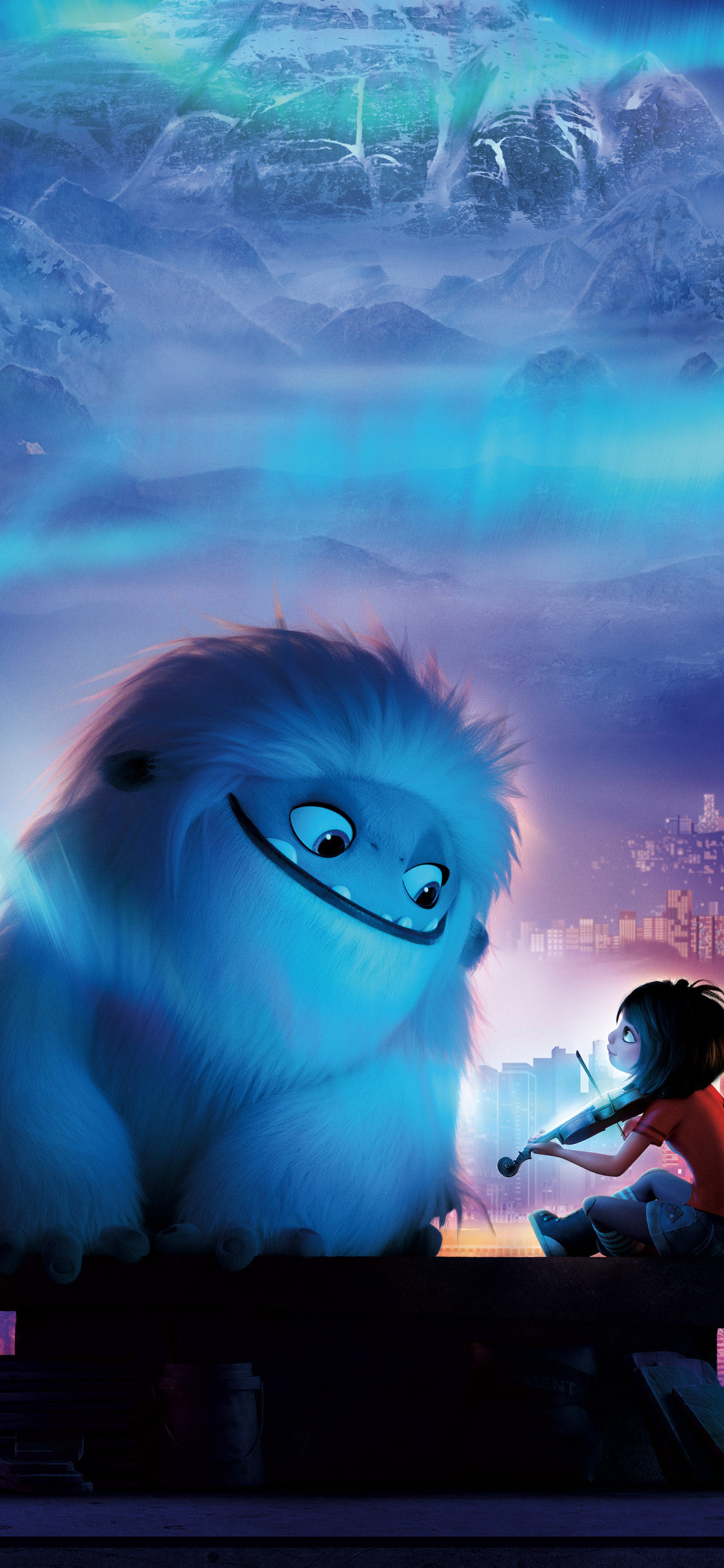 Download wallpaper 1125x2436 abominable, yeti and boy, animation movie,  iphone x, 1125x2436 hd background, 22339