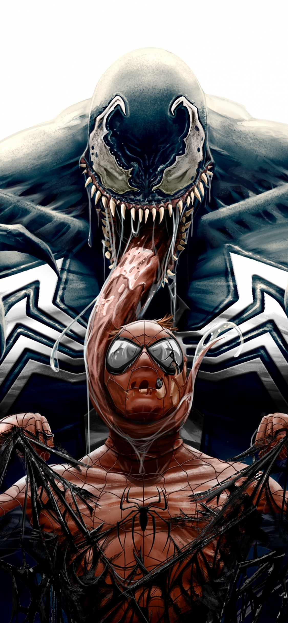 spider-man, venom, marvel comics