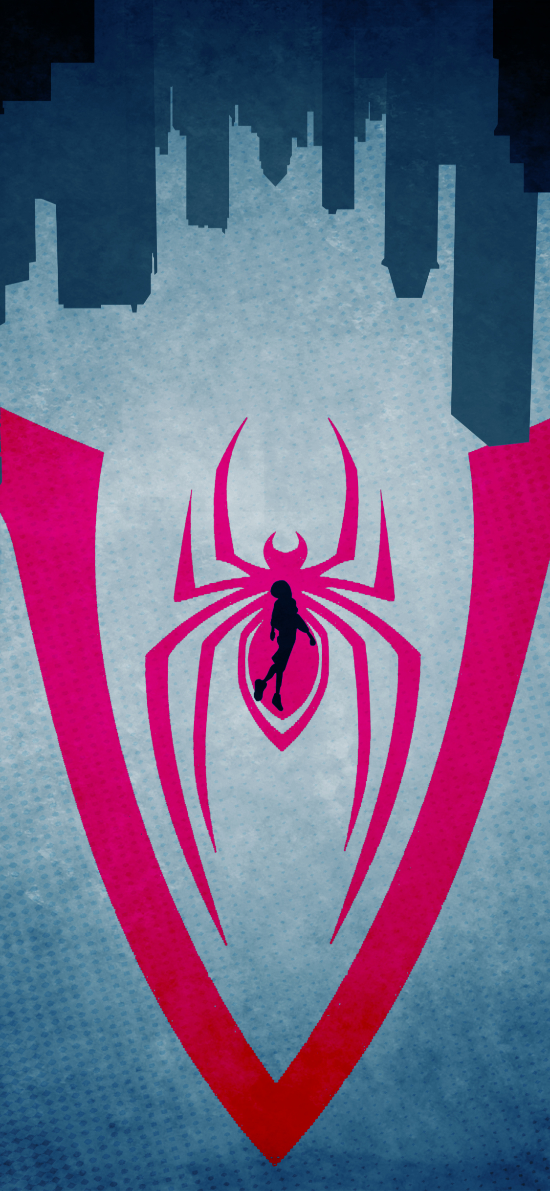 Download 1125x2436 Wallpaper Spider Man Into The Spider