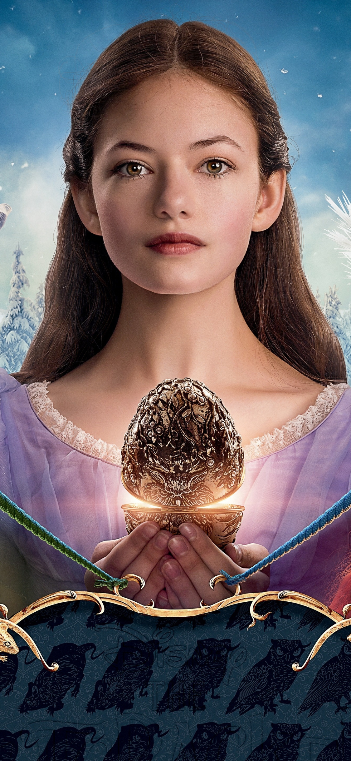 Download 1125x2436 wallpaper the nutcracker and the four realms ...