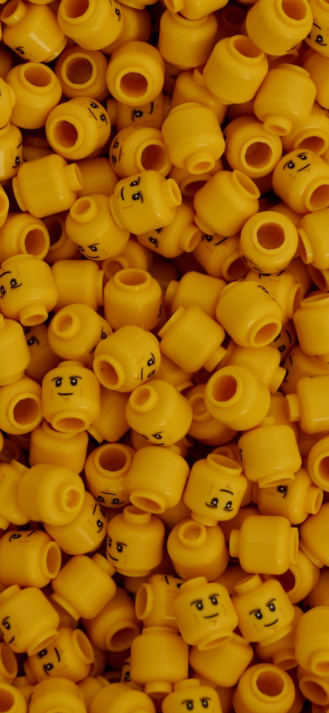 Yellow, Lego, toy, 1125x2436 wallpaper