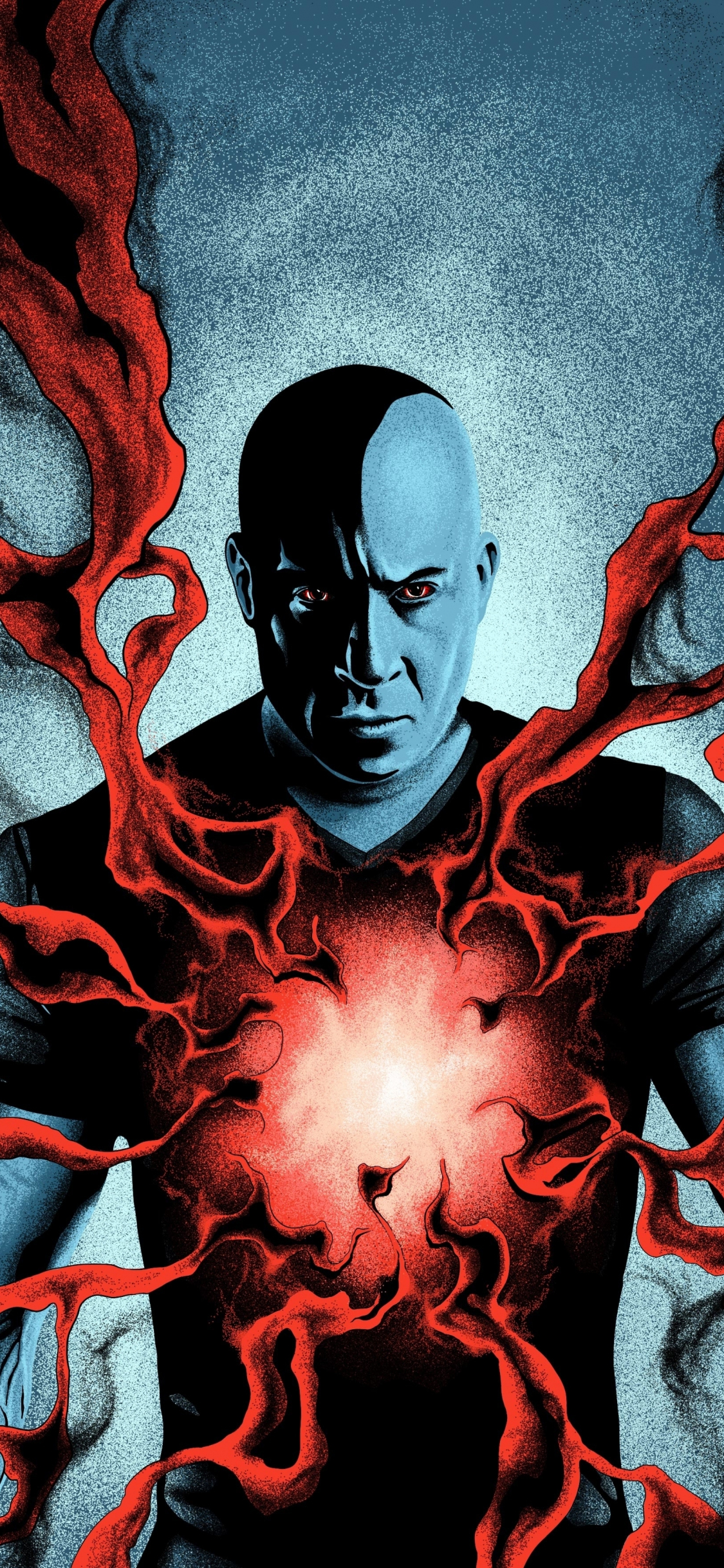 Download 1125x2436 Wallpaper Vin Diesel Bloodshot Movie Art Iphone X 1125x2436 Hd Image Background