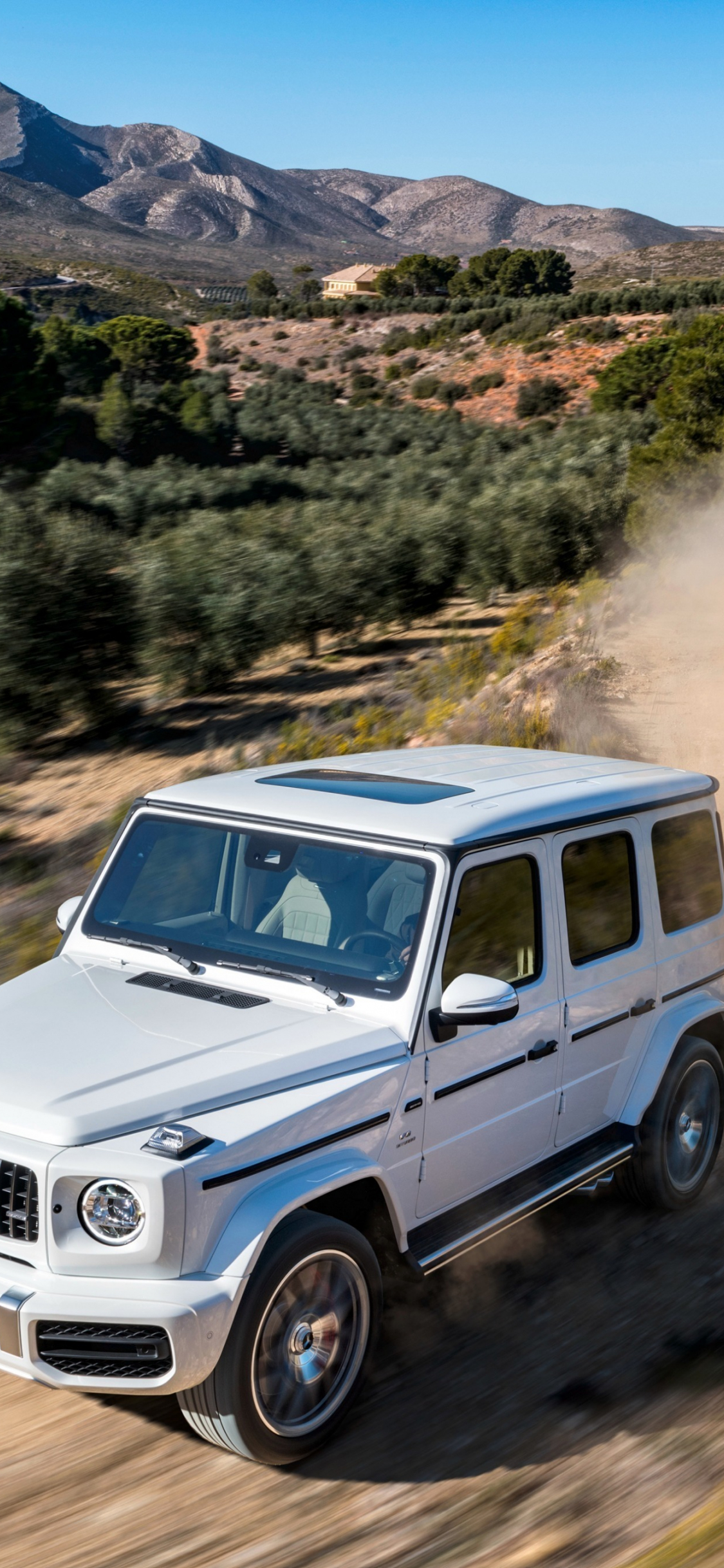 Wallpaper White Mercedes Benz g Class on Road During Daytime, Background -  Download Free Image