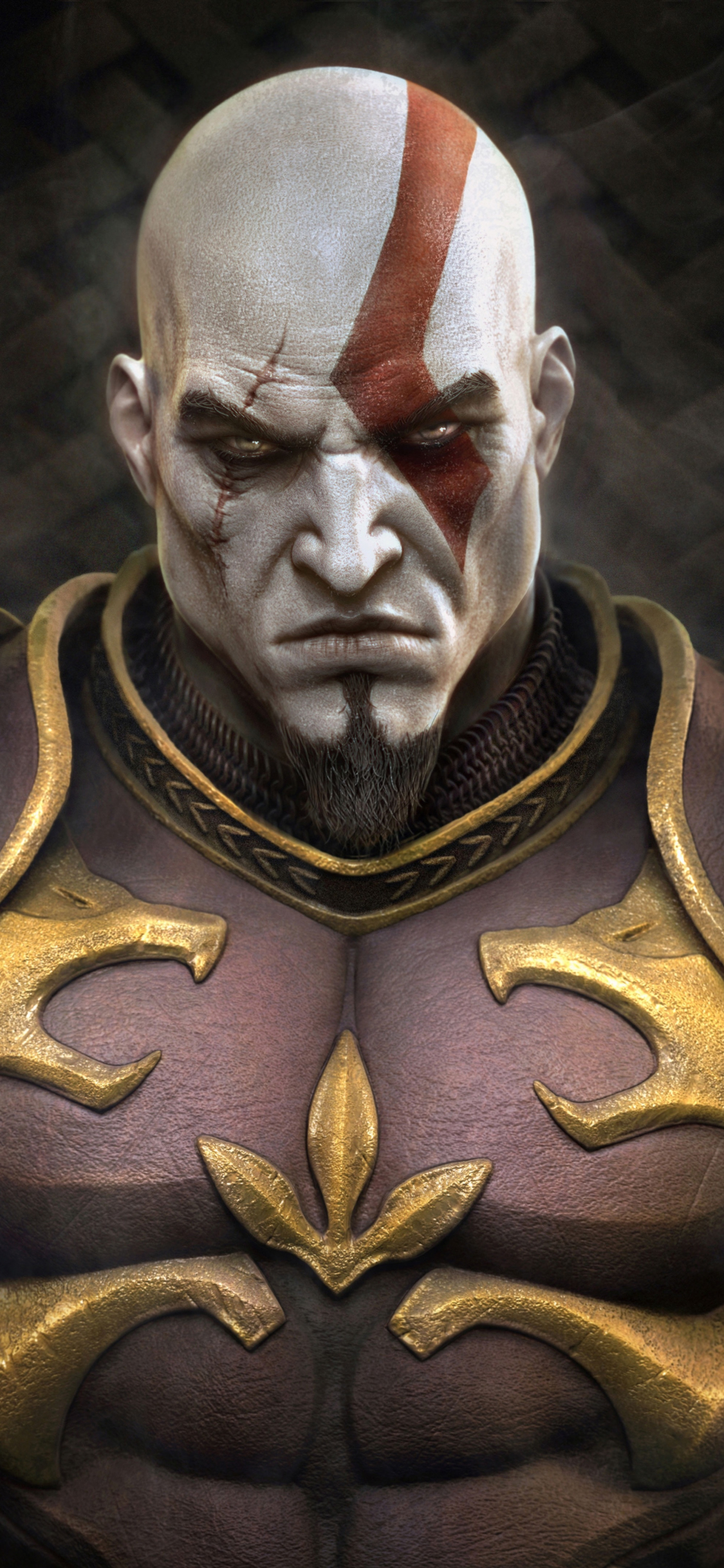 Download wallpaper 840x1336 god of war ragnarok kratos with hammer and  sword 2023 iphone 5 iphone 5s iphone 5c ipod touch 840x1336 hd  background 29069