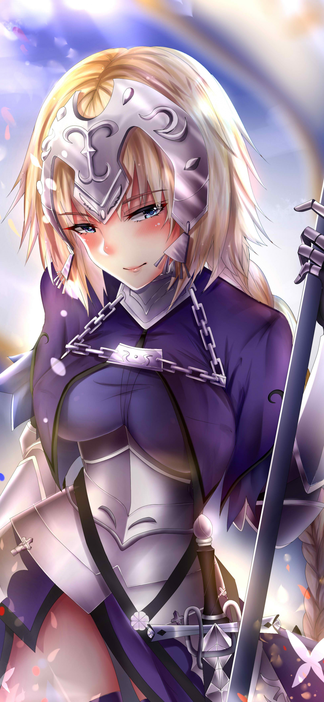Download Beautiful Jeanne D Arc Fate Stay Night 1125x2436 Wallpaper Iphone X 1125x2436 Hd Image Background 3233