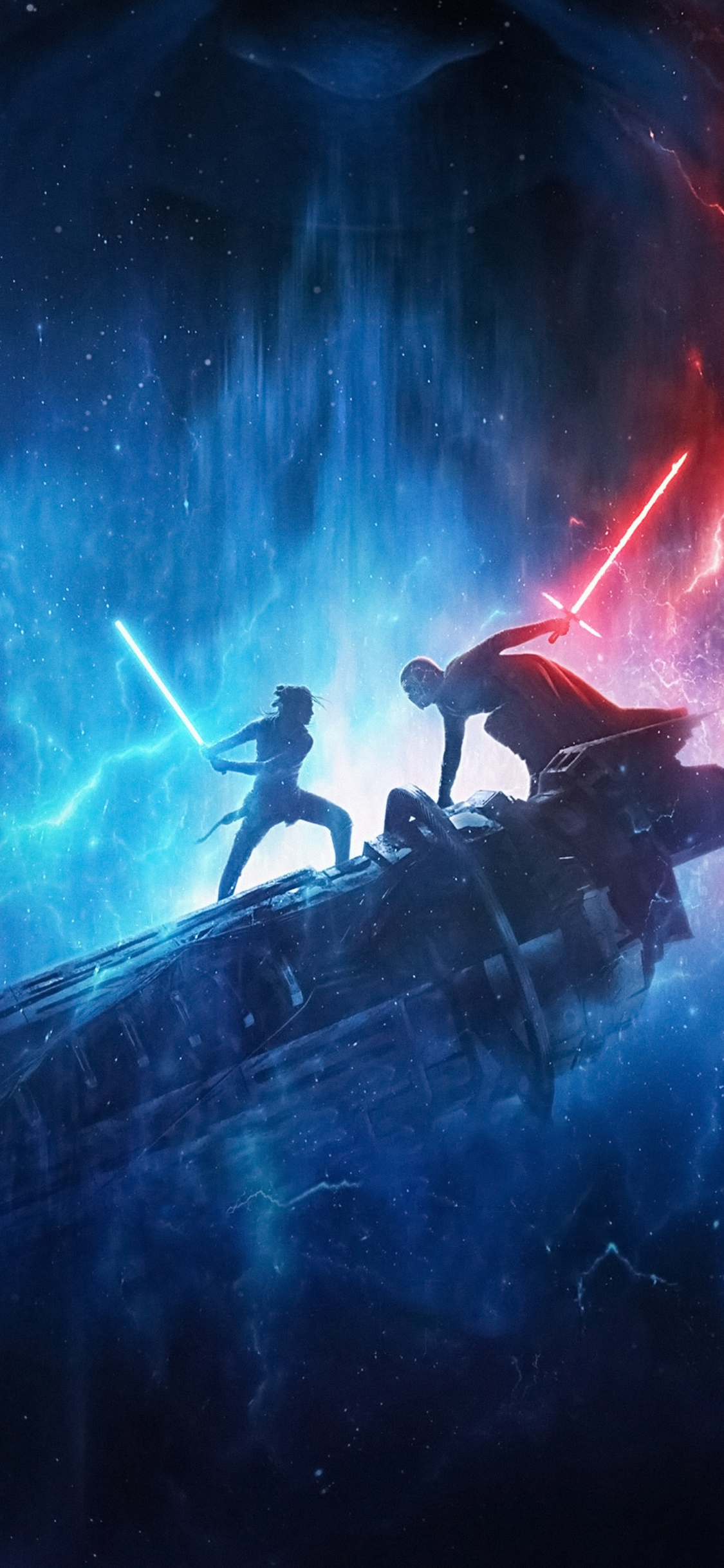 Download 1125x2436 Wallpaper Star Wars The Rise Of