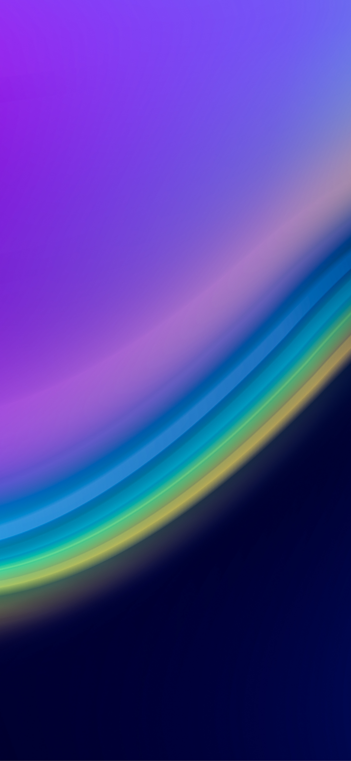 Download Wallpaper 1125x2436 Gradient Colorful Waves 22 Digital Art