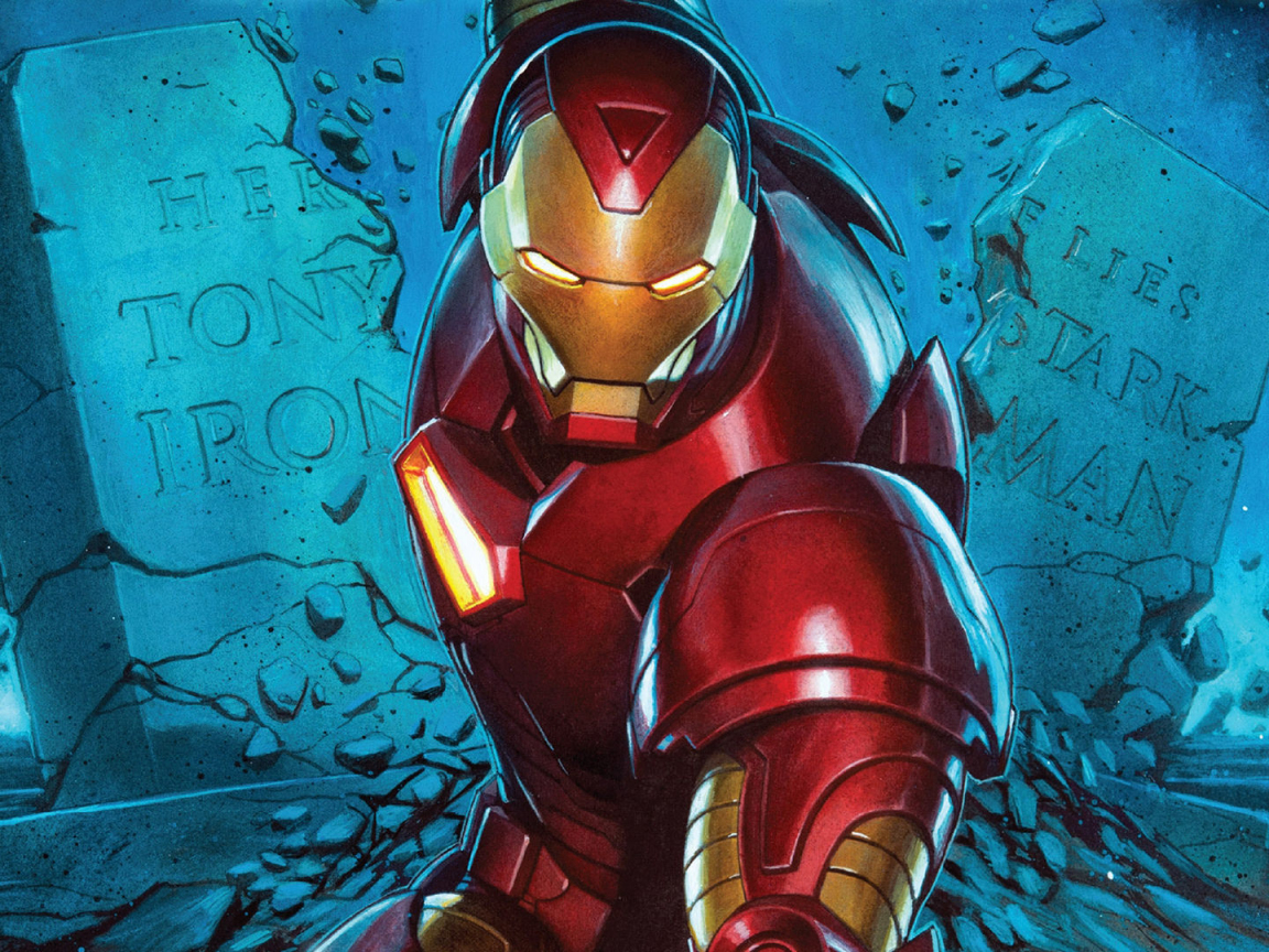 Download wallpaper 1152x864 iron man, superhero, comics, standard 4:3 ...