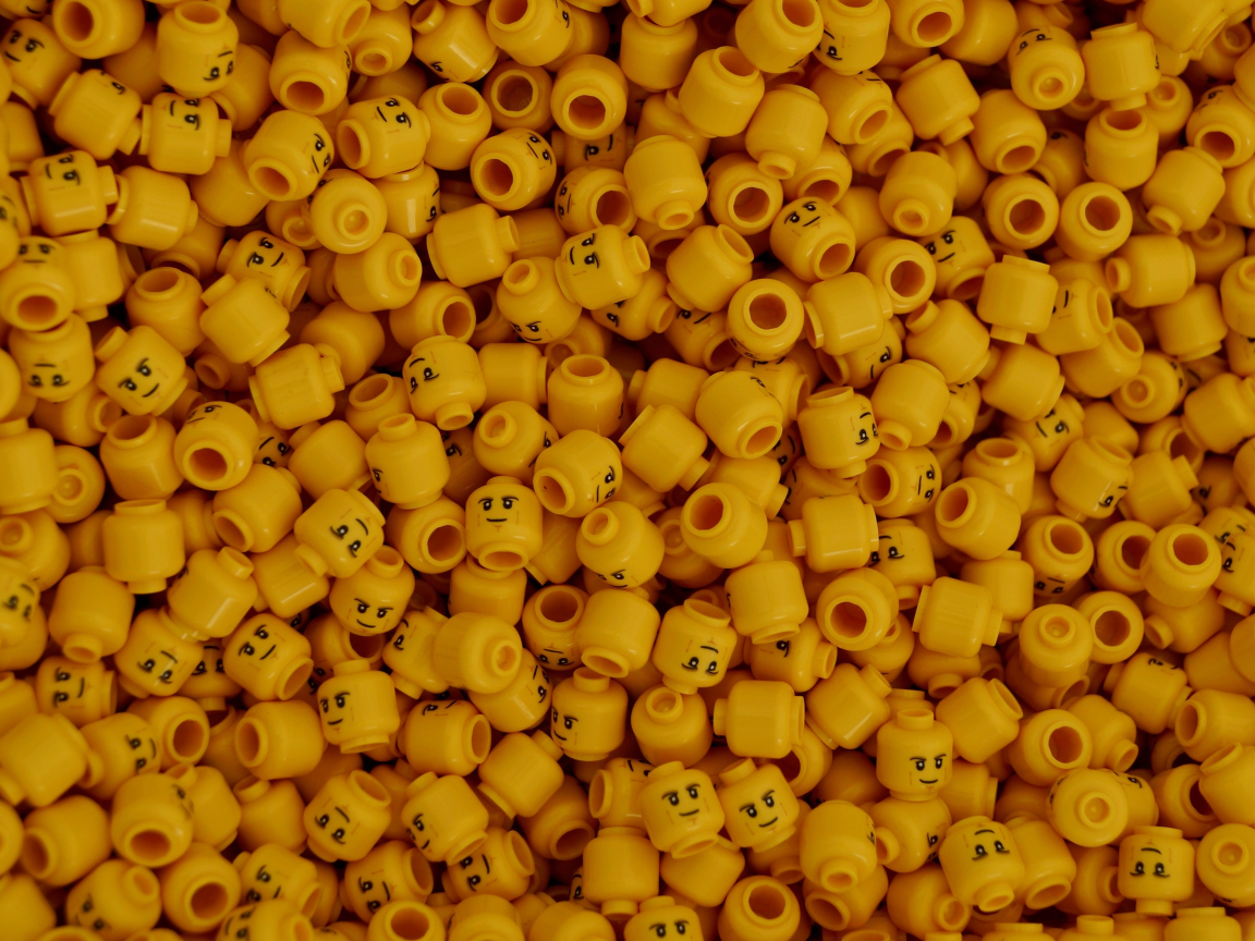 Yellow, Lego, toy, 1152x864 wallpaper