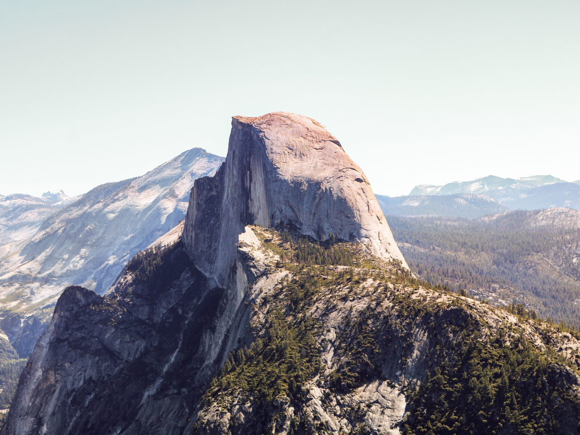 Half Dome, Yosemite valley, national park, nature, 1152x864 wallpaper
