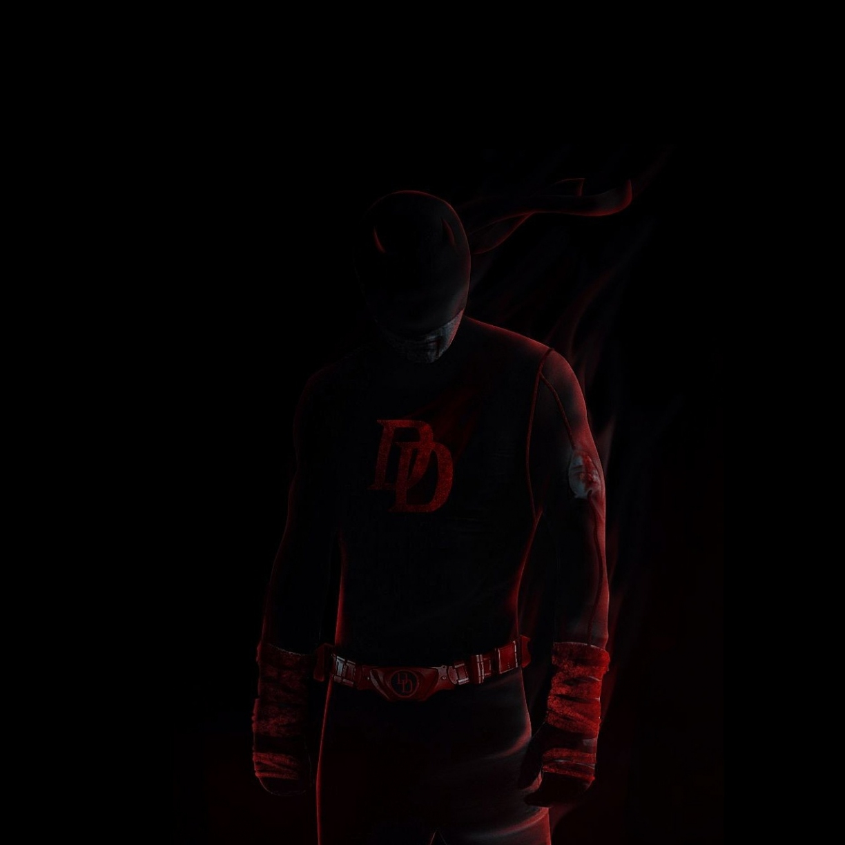 Wallpaper daredevil, keyart, superhero, dark desktop wallpaper, hd ...