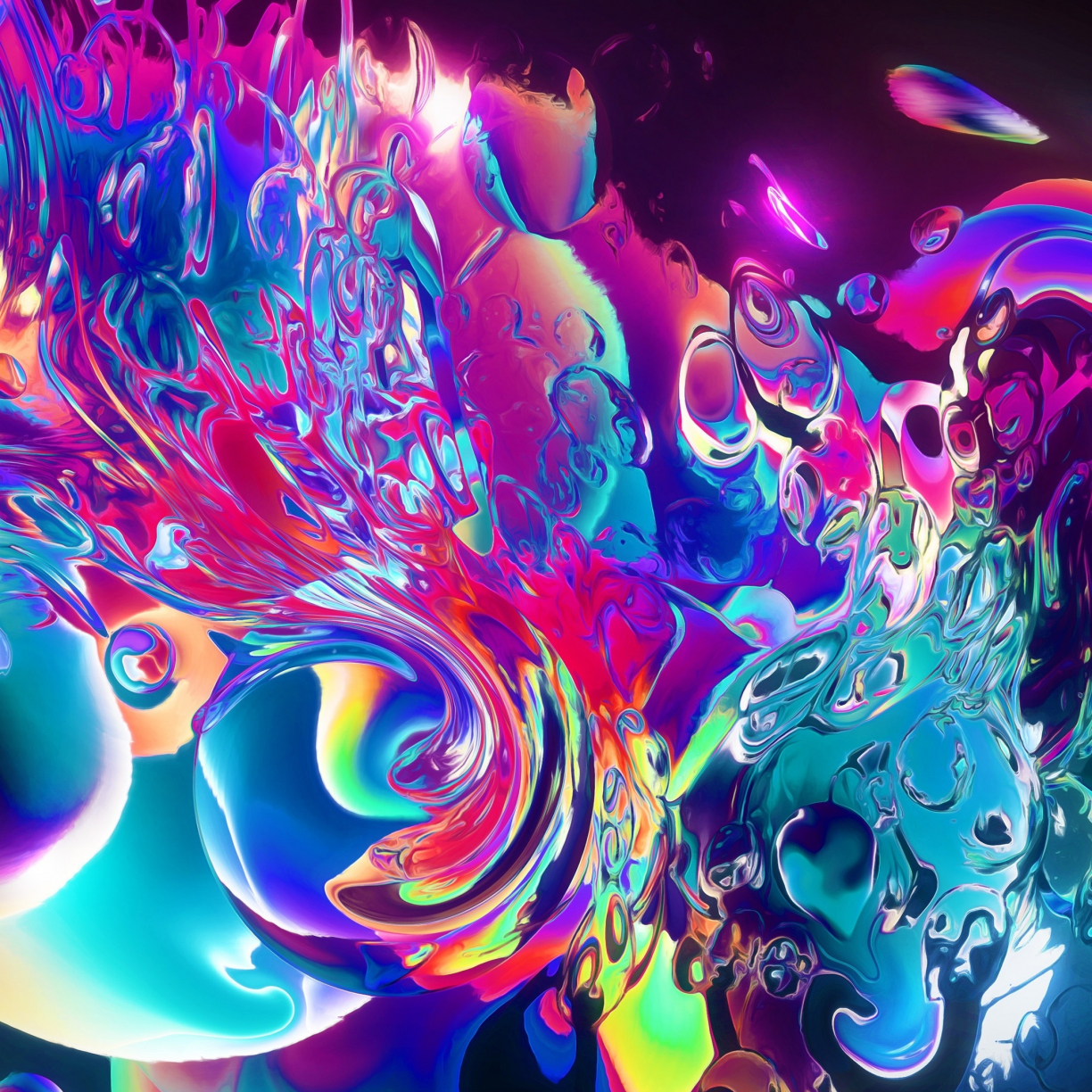 Wallpaper liquid blast, colorful, abstract, art desktop wallpaper, hd ...