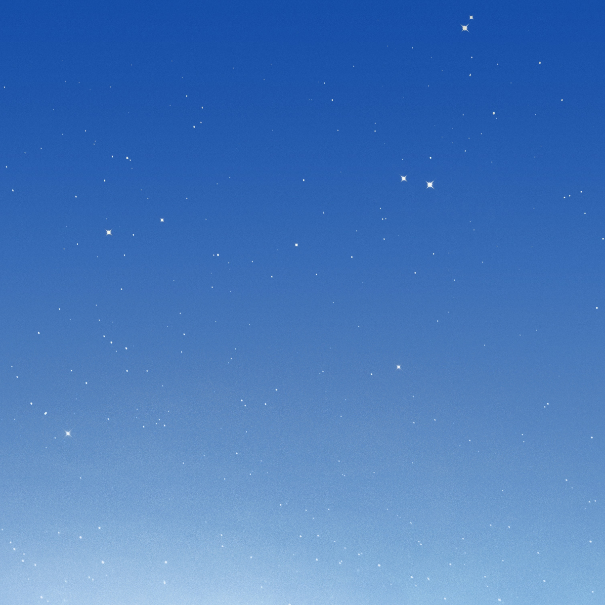 clear blue night sky