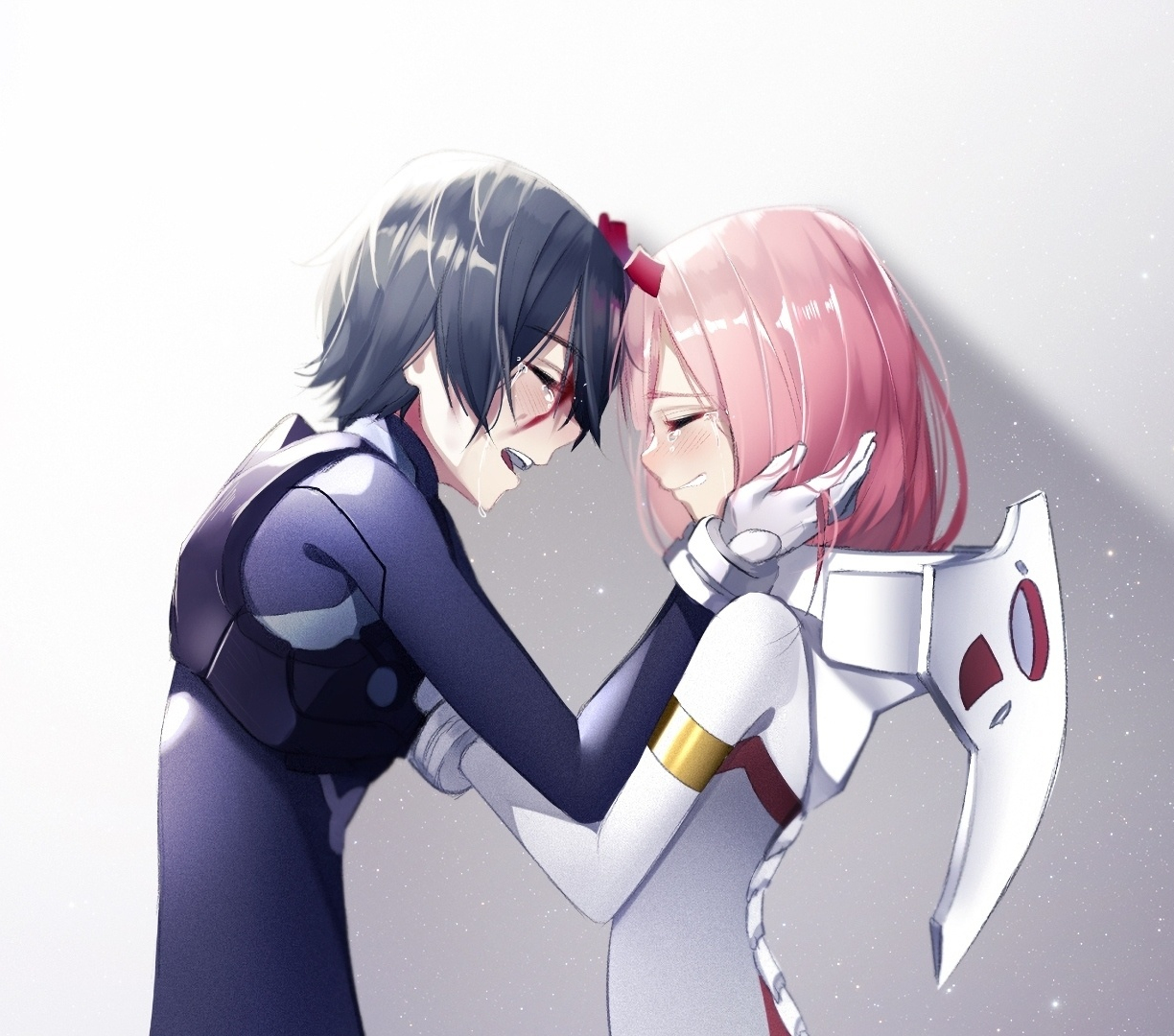 Wallpaper zero two and hiro, anime, couple desktop wallpaper, hd image,  picture, background, 54f56d | wallpapersmug