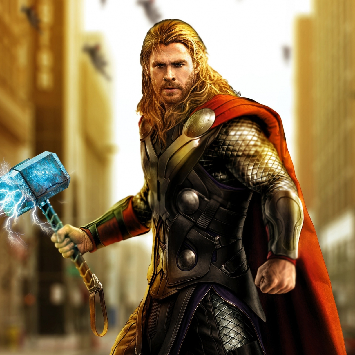 Wallpaper superhero, artwork, marvel, thor desktop wallpaper, hd image ...