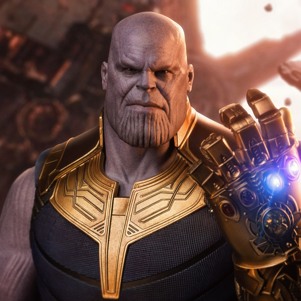 Wallpaper thanos, avengers: infinity war, toy art desktop wallpaper, hd ...