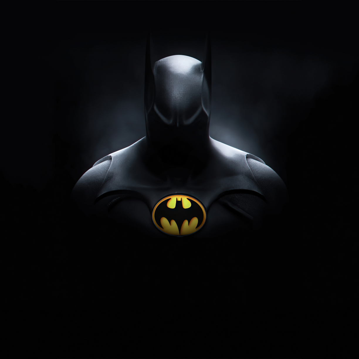 Batman, dark knight, DC Hero, 1224x1224 wallpaper