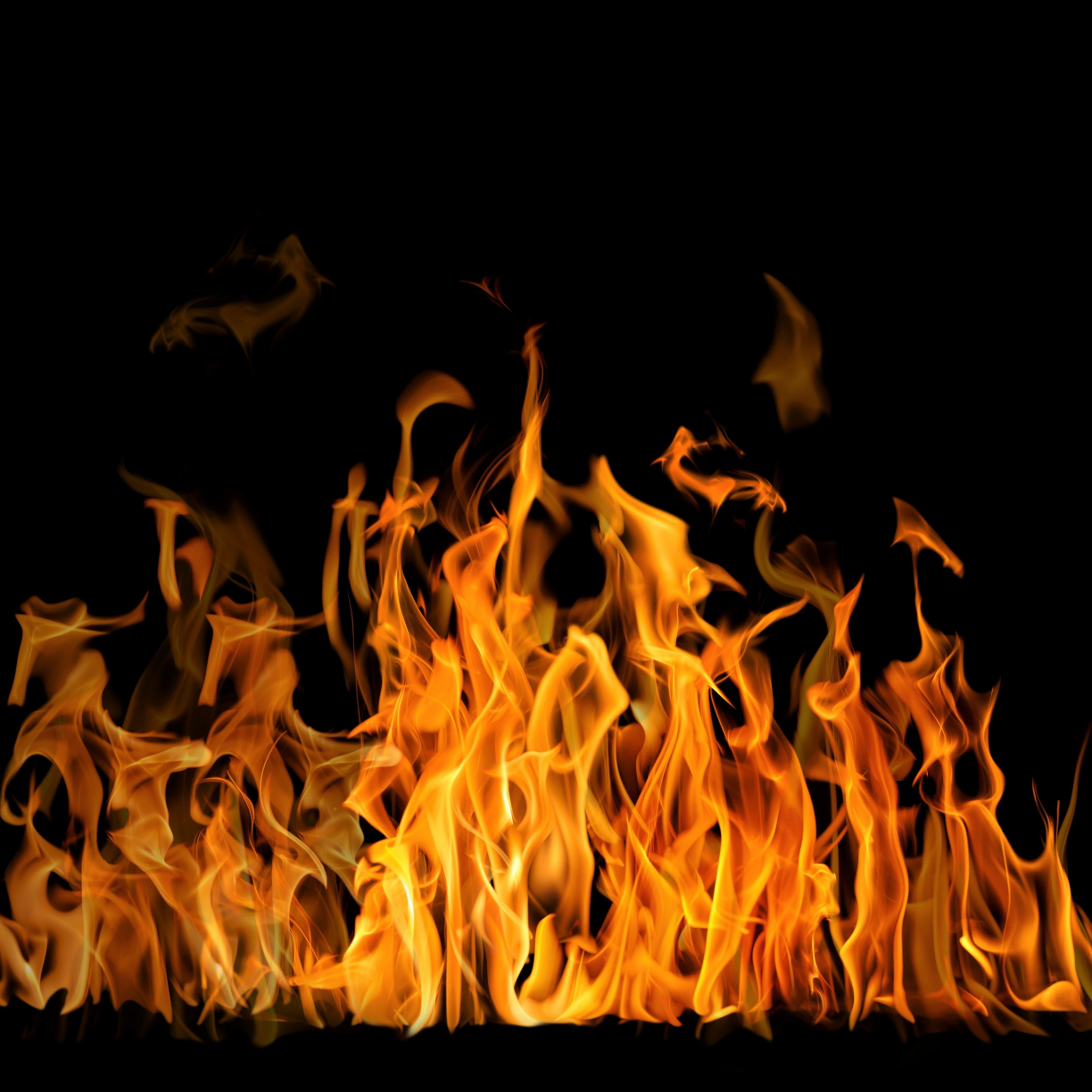 Wallpaper fire, flames, dark desktop wallpaper, hd image, picture ...