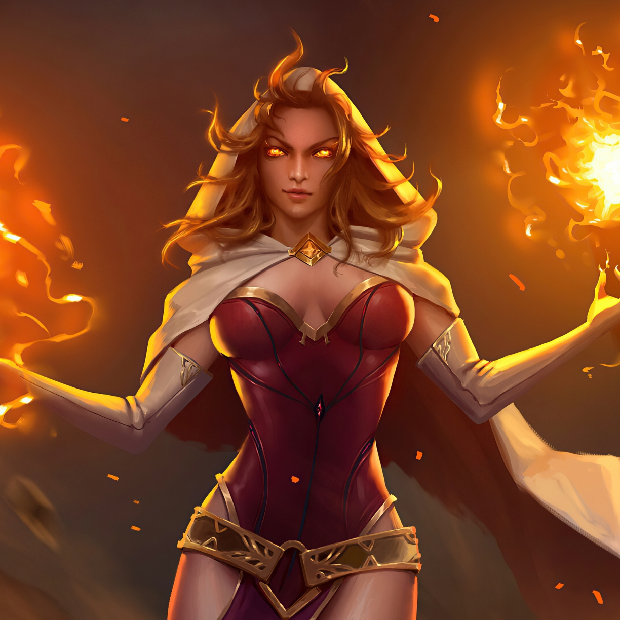 fantasy fire queen