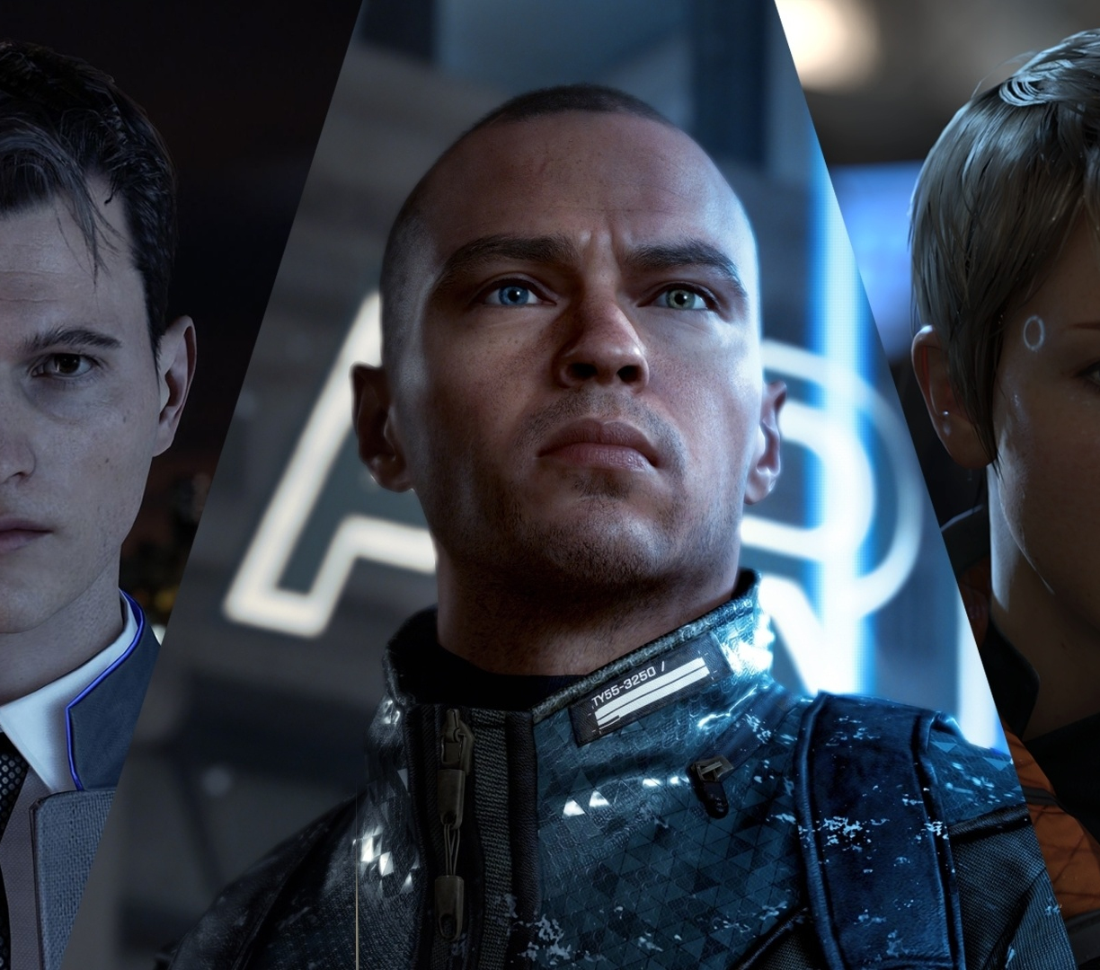 Wallpaper markus, conner and kara, detroit: become human desktop ...