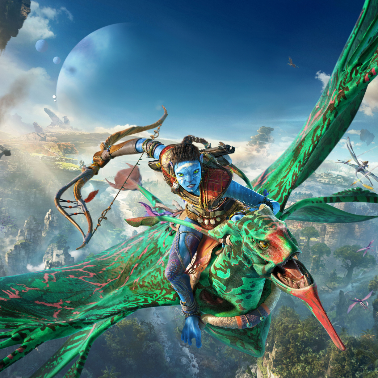 Wallpaper avatar: frontiers of pandora, flight on the creature, video ...