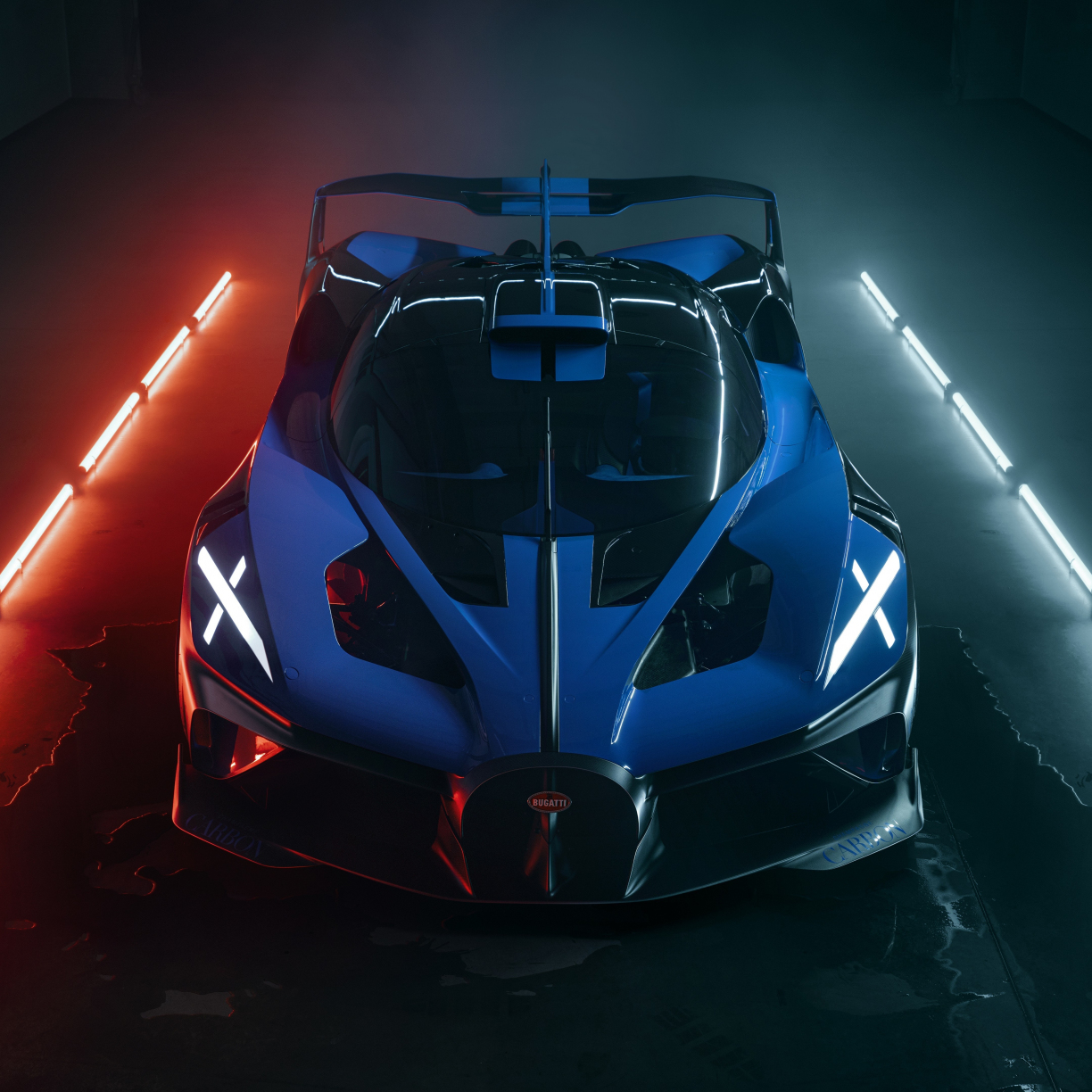 Wallpaper bugatti bolide, blue car, 2021 desktop wallpaper, hd image ...