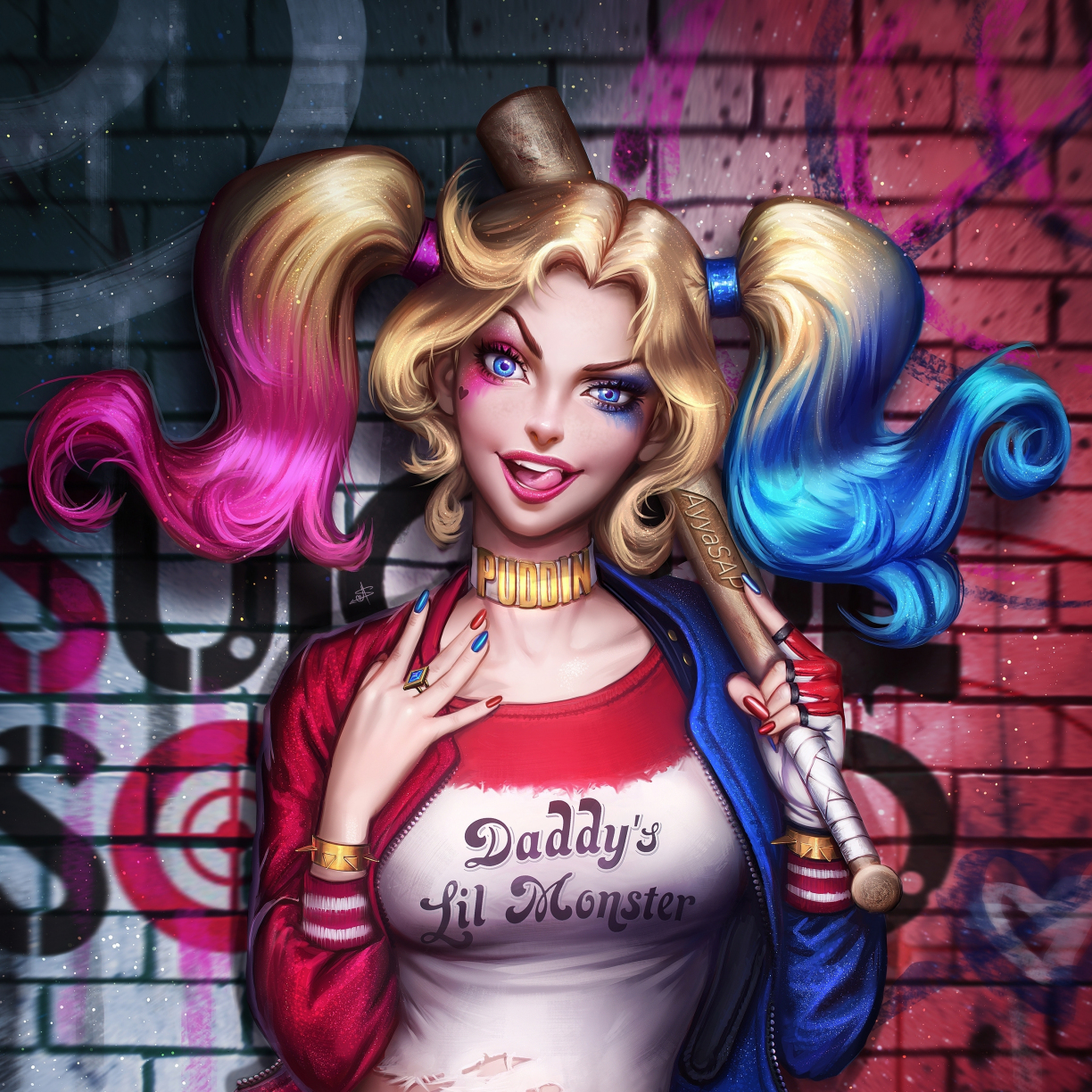 Wallpaper harley quinn, beautiful villain, dc character desktop ...