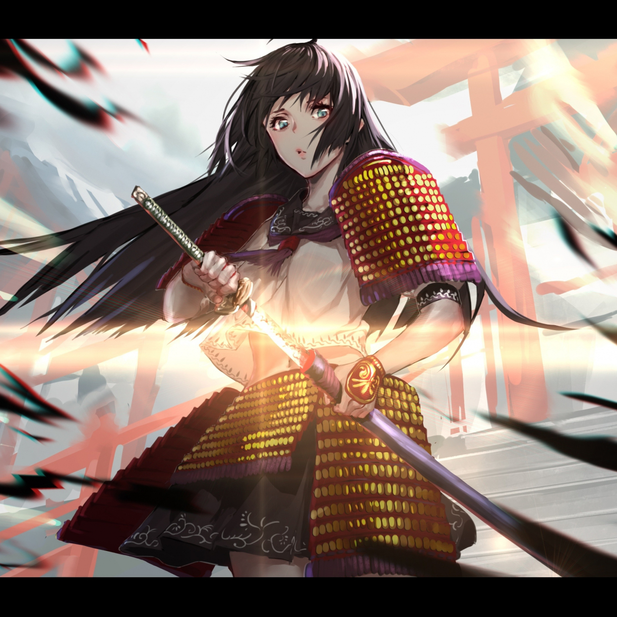 Samurai Inspired Anime Girl #12 by HisapiAI on DeviantArt