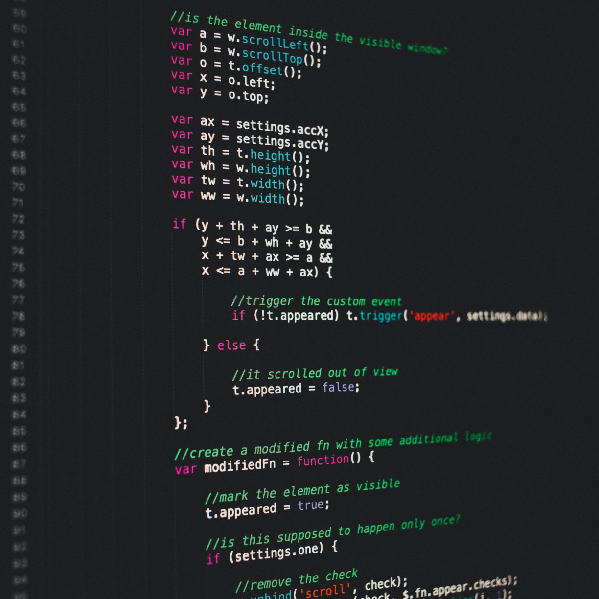 Computer screen, code, program, 1224x1224 wallpaper