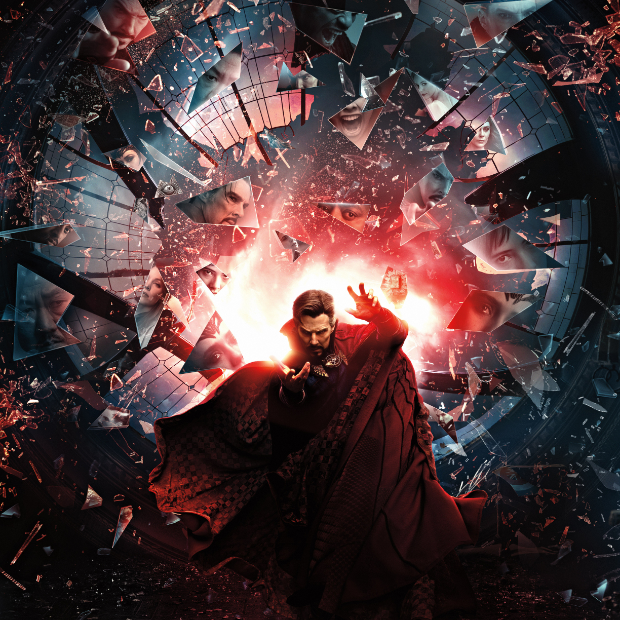 Doctor Strange in the Multiverse of Madness, movie poster, 2022, 1224x1224 wallpaper