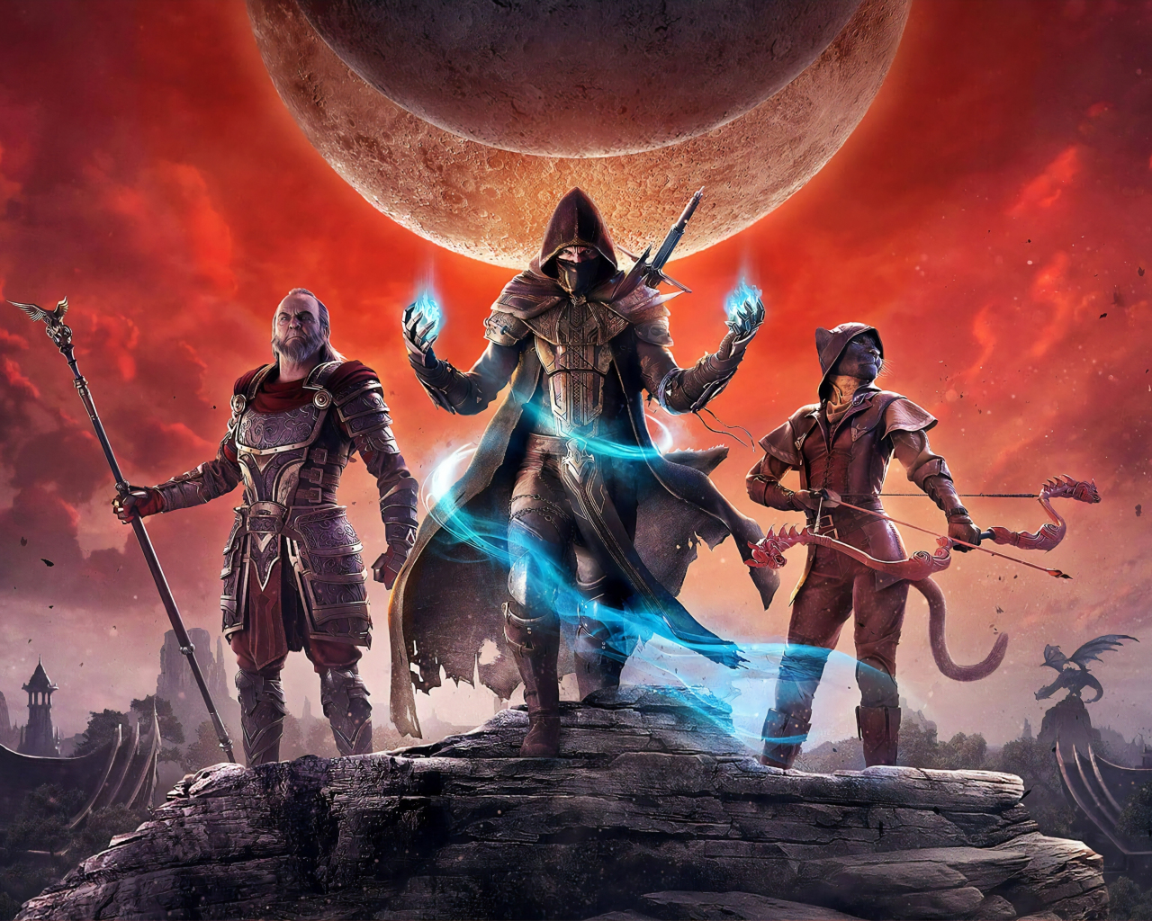 The Elder Scrolls Online, warriors, game, 1280x1024 wallpaper