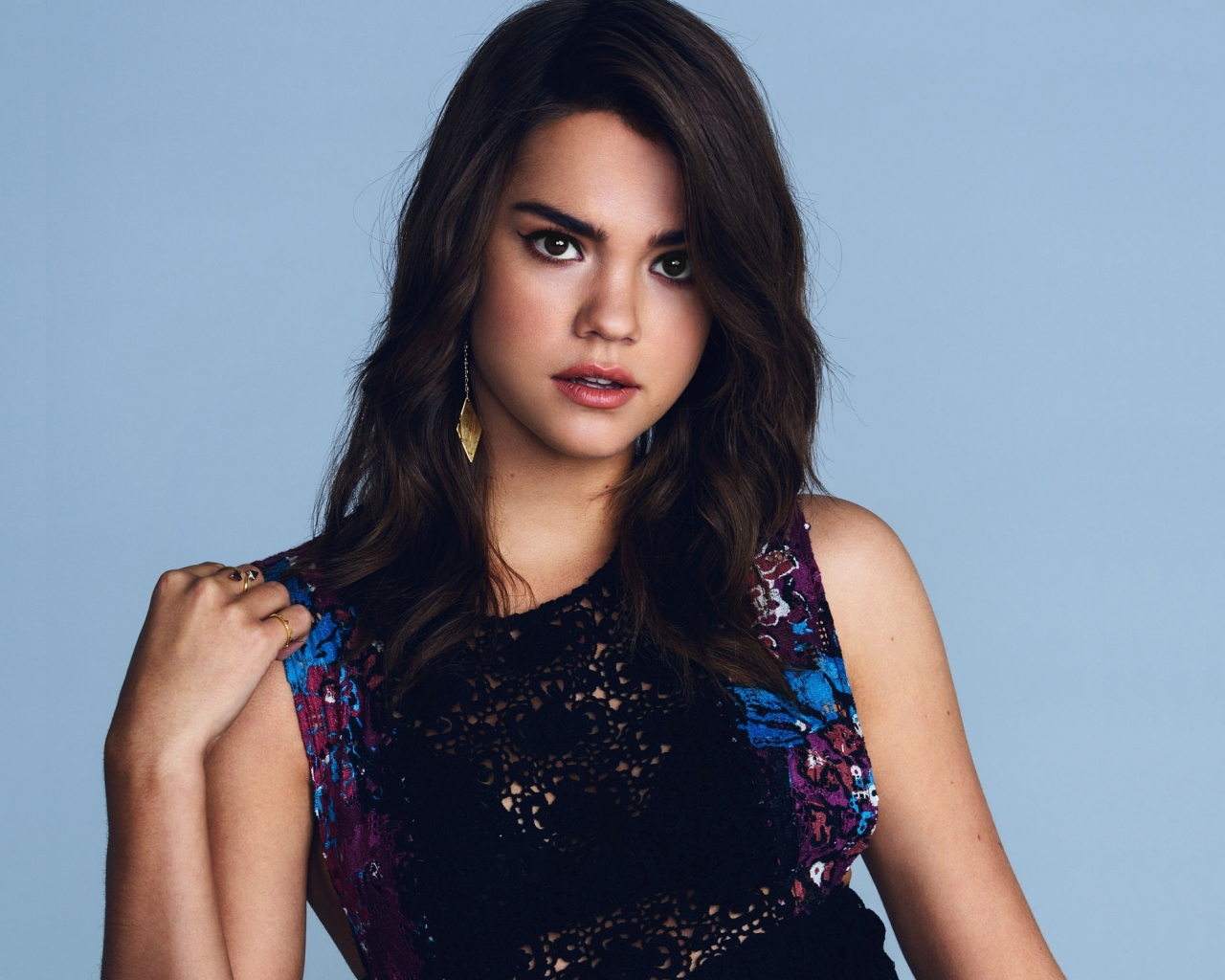 Download wallpaper 1280x1024 actress, maia mitchell, standard 5:4 ...