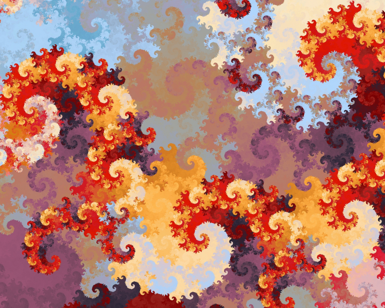 Swirl, abstract, fractal, pattern, 1280x1024 wallpaper