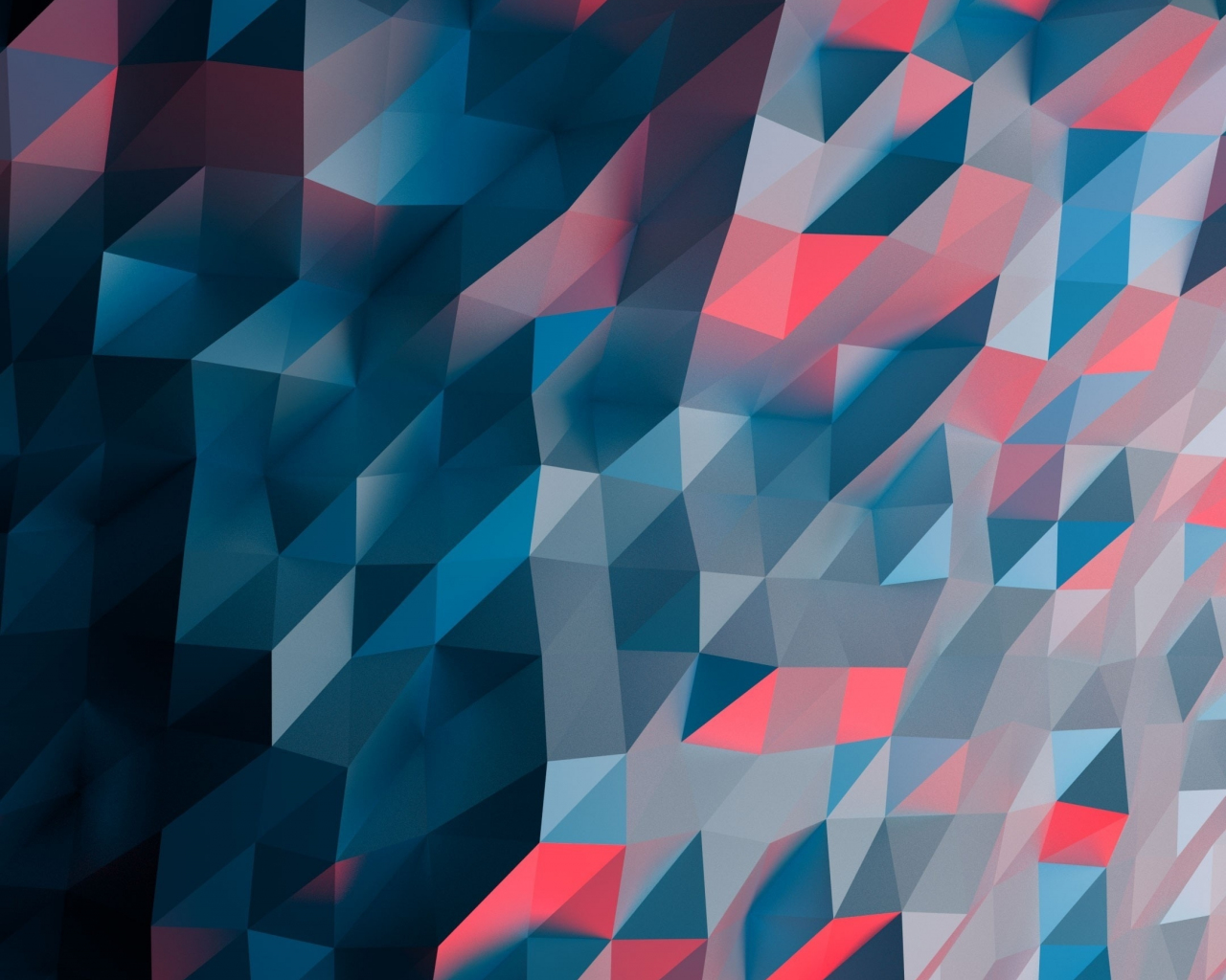 Multi-color, polygons, art, 1280x1024 wallpaper