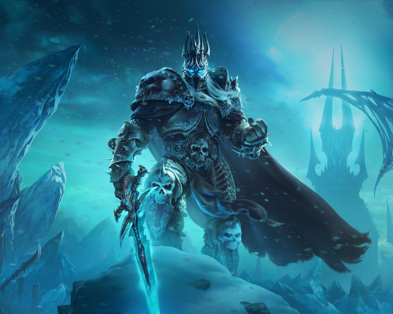 Dark King, World of Warcraft: Wrath of the Lich King, online game, 1280x1024 wallpaper