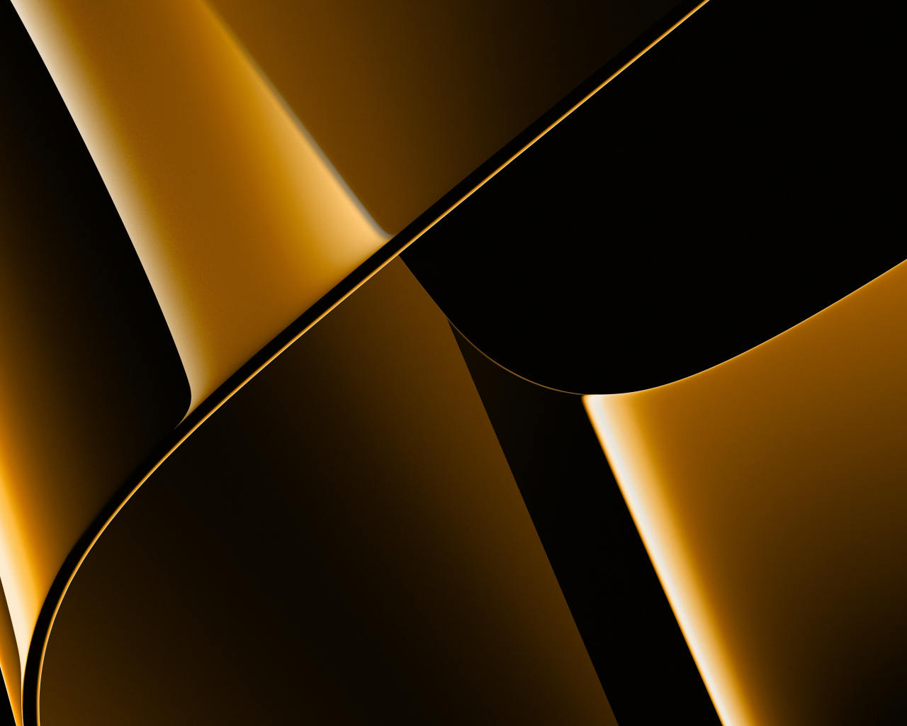 Golden surface, abstract, shapes, 1280x1024 wallpaper