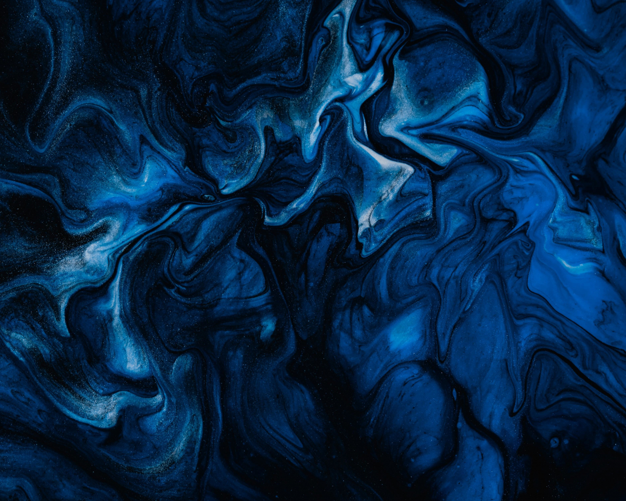 Download 1280x1024 wallpaper paint stains, liquid, blue-dark, standard ...