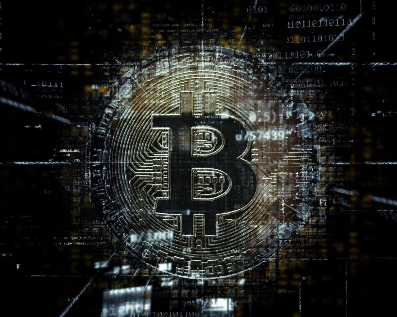 Download bitcoin, cryptocurrency, currency 1280x1024 wallpaper