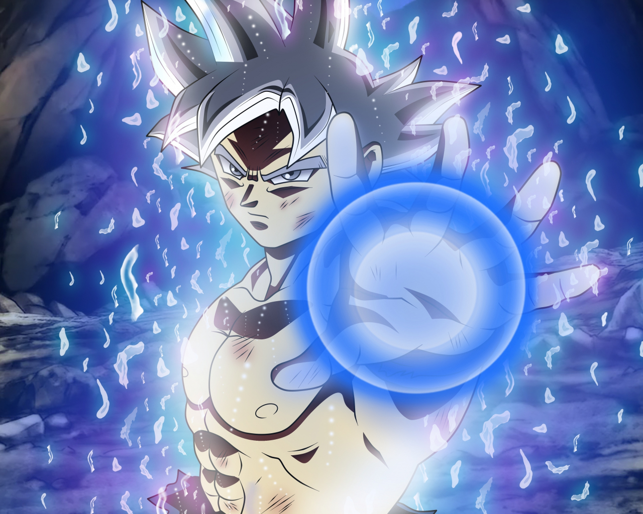 Download wallpaper 1280x1024 ultra instinct, dragon ball, anime boy ...