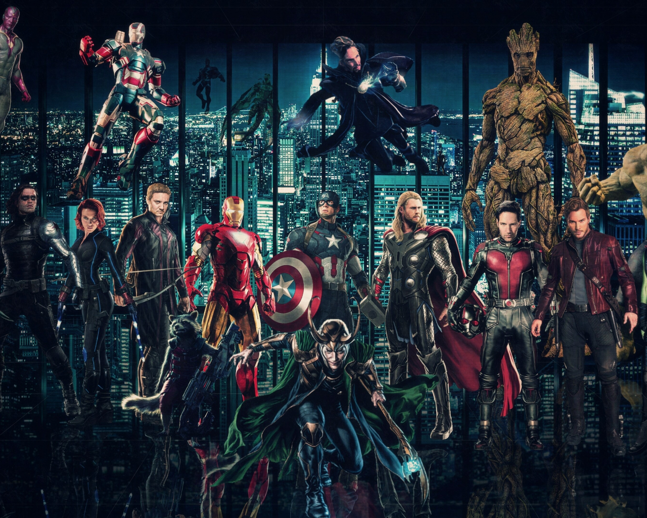 Download wallpaper 1280x1024 avengers: infinity war, 2018 movie ...